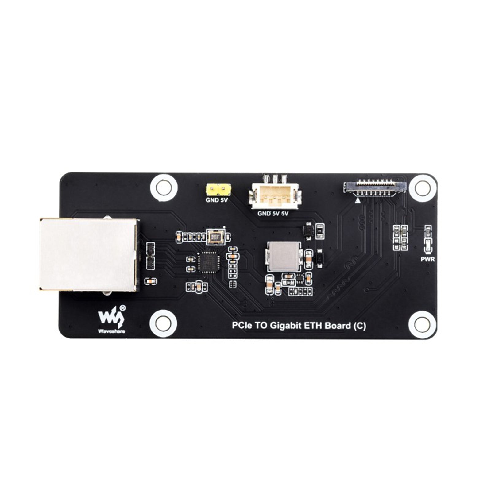 Carte adaptateur de Port Ethernet Raspberry Pi5 5B PCIe vers Gigabit, système d'exploitation sans pilote