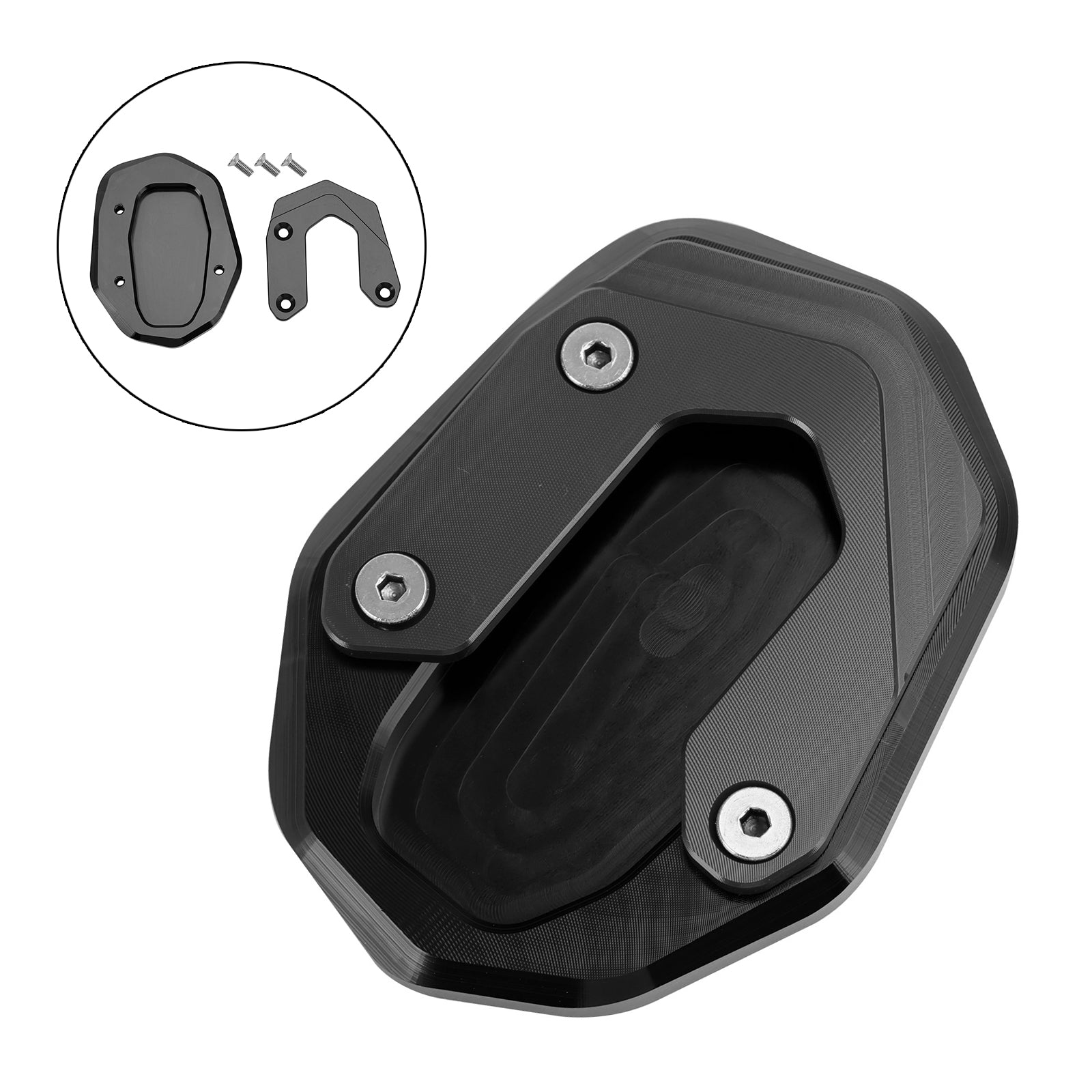 Kickstand Enlarge Plate Pad fit for Ducati Scrambler 400/800/1100 2015-2020