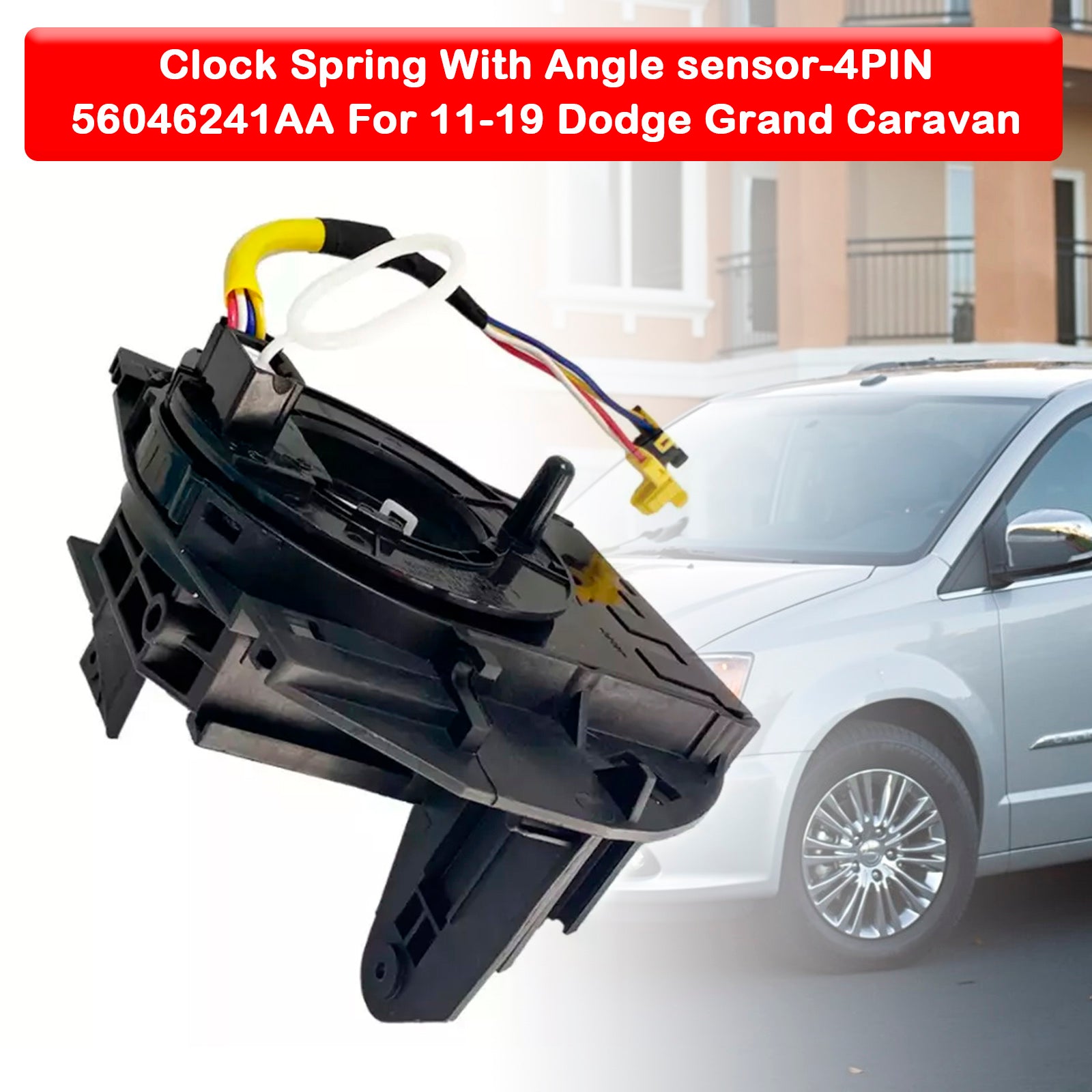2008-2015 Chrysler Grand Voyager RT Klokveer met hoeksensor-4 PINS 56046241AA