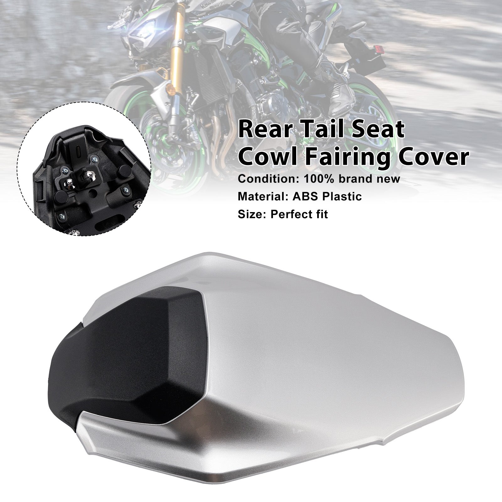 Rear Tail Seat Cowl Fairing Cover For Kawasaki Z900 Z900SE 2025-2026