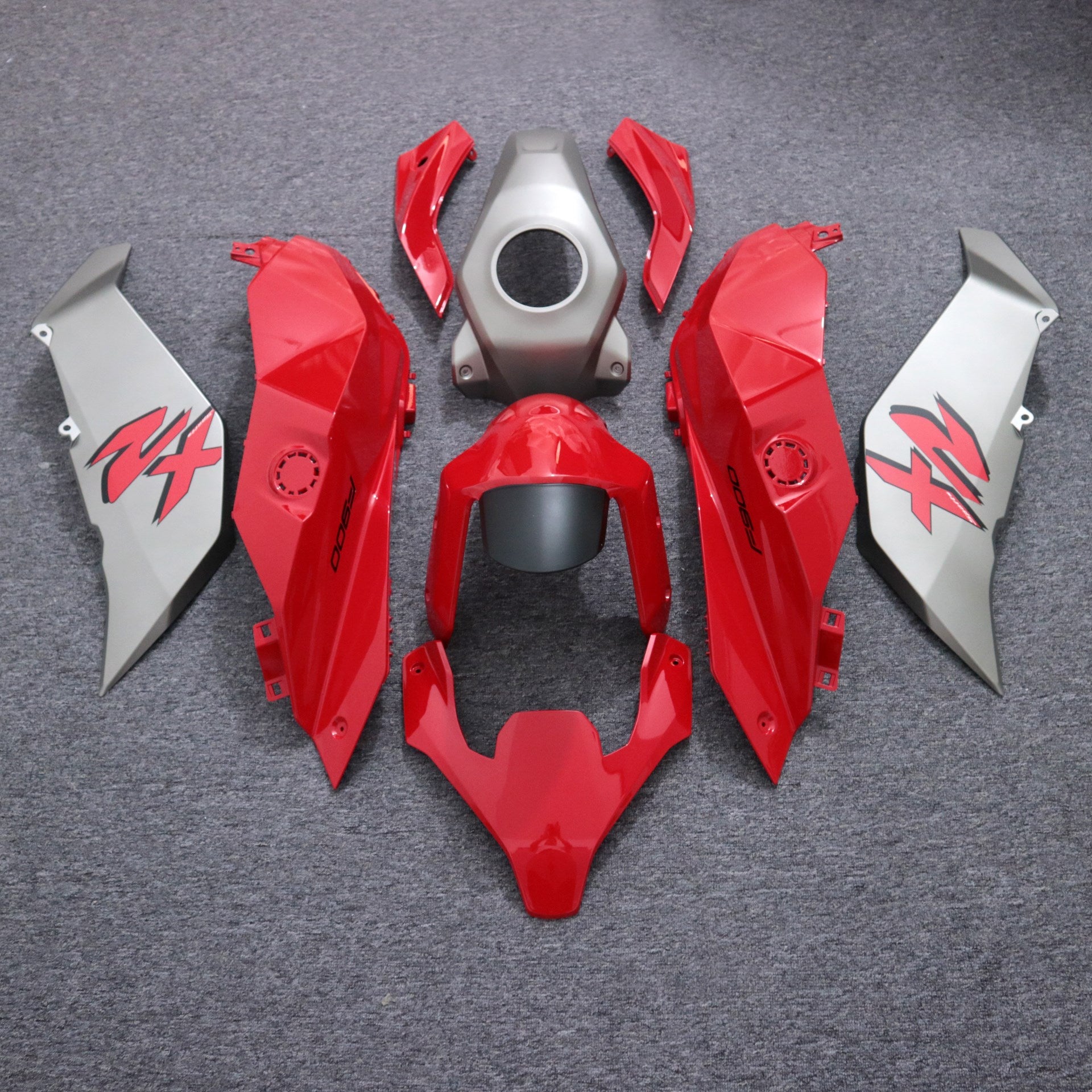 Súprava na vstrekovanie kapoty karoséria Plast ABS vhodná pre BMW F900XR 2021-2024