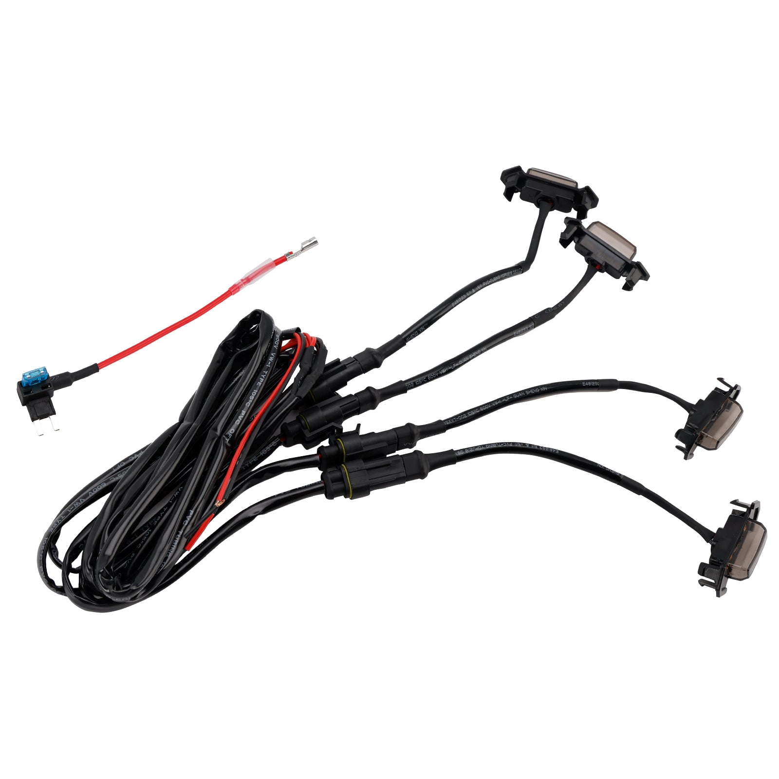 Kit de luces LED para parrilla delantera con luz ámbar y lente ahumada para Toyota Tacoma 2016-2023