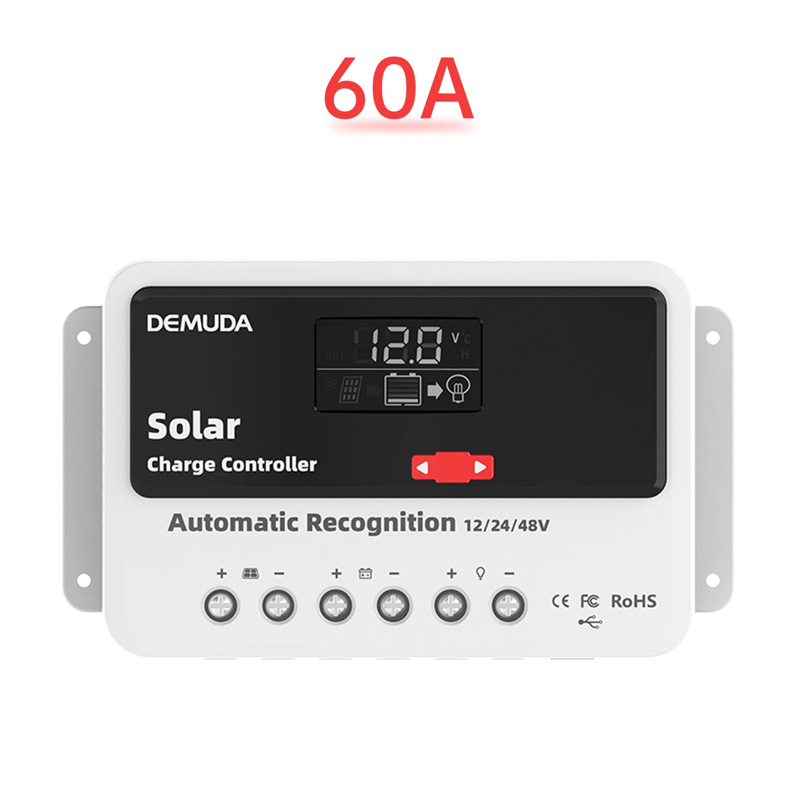 12v24v48v 10a-60a PWM Solar Controller