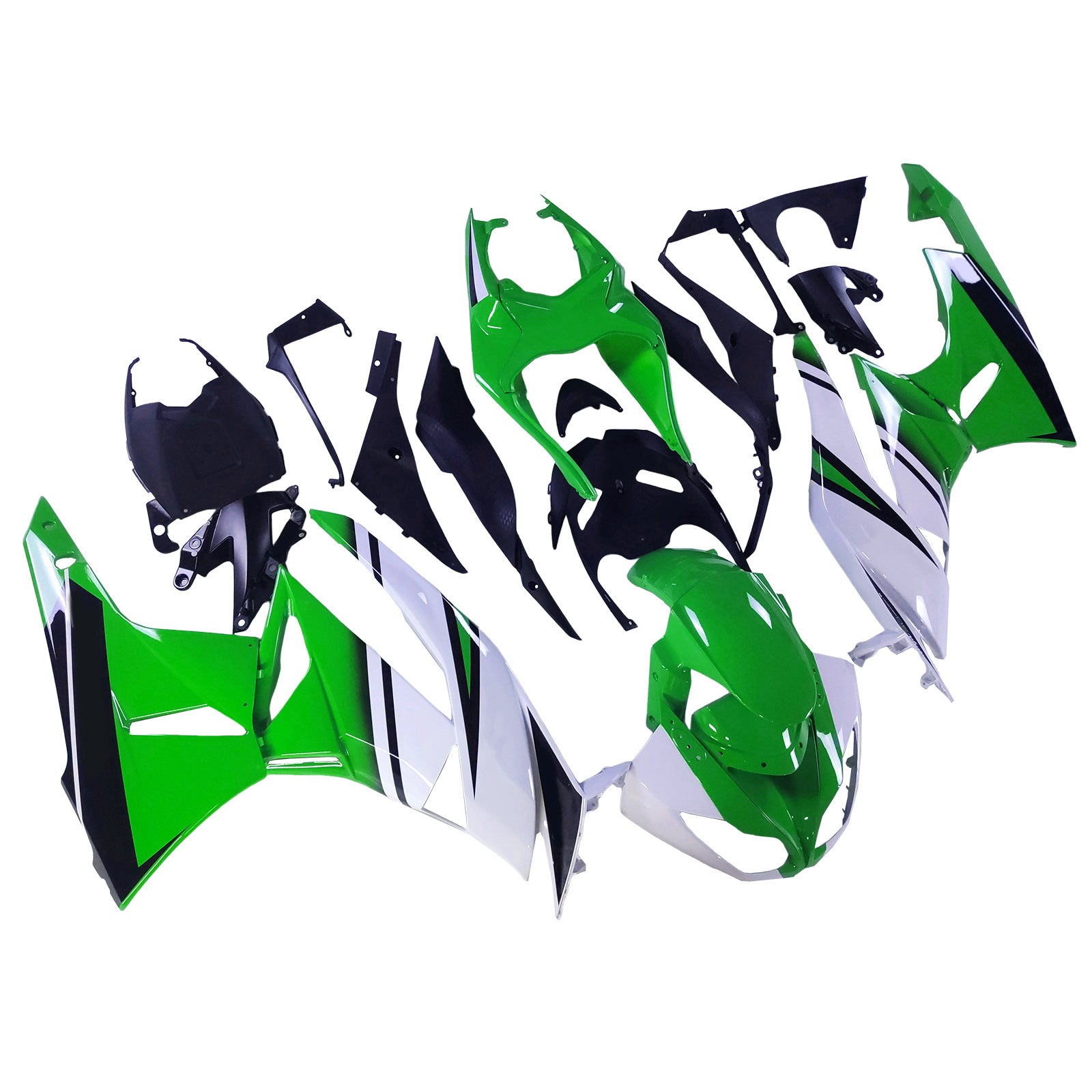 Injection Fairing Kit Bodywork Plastic ABS fit For Kawasaki ZX6R 636 2009-2012