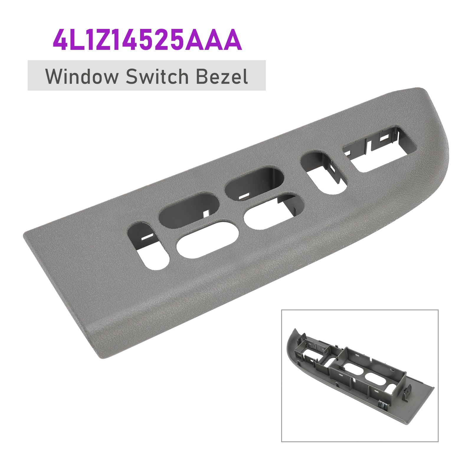 2003-2006 Ford Expedition Window Switch Bezel Driver Side Front 4L1Z14525AAA