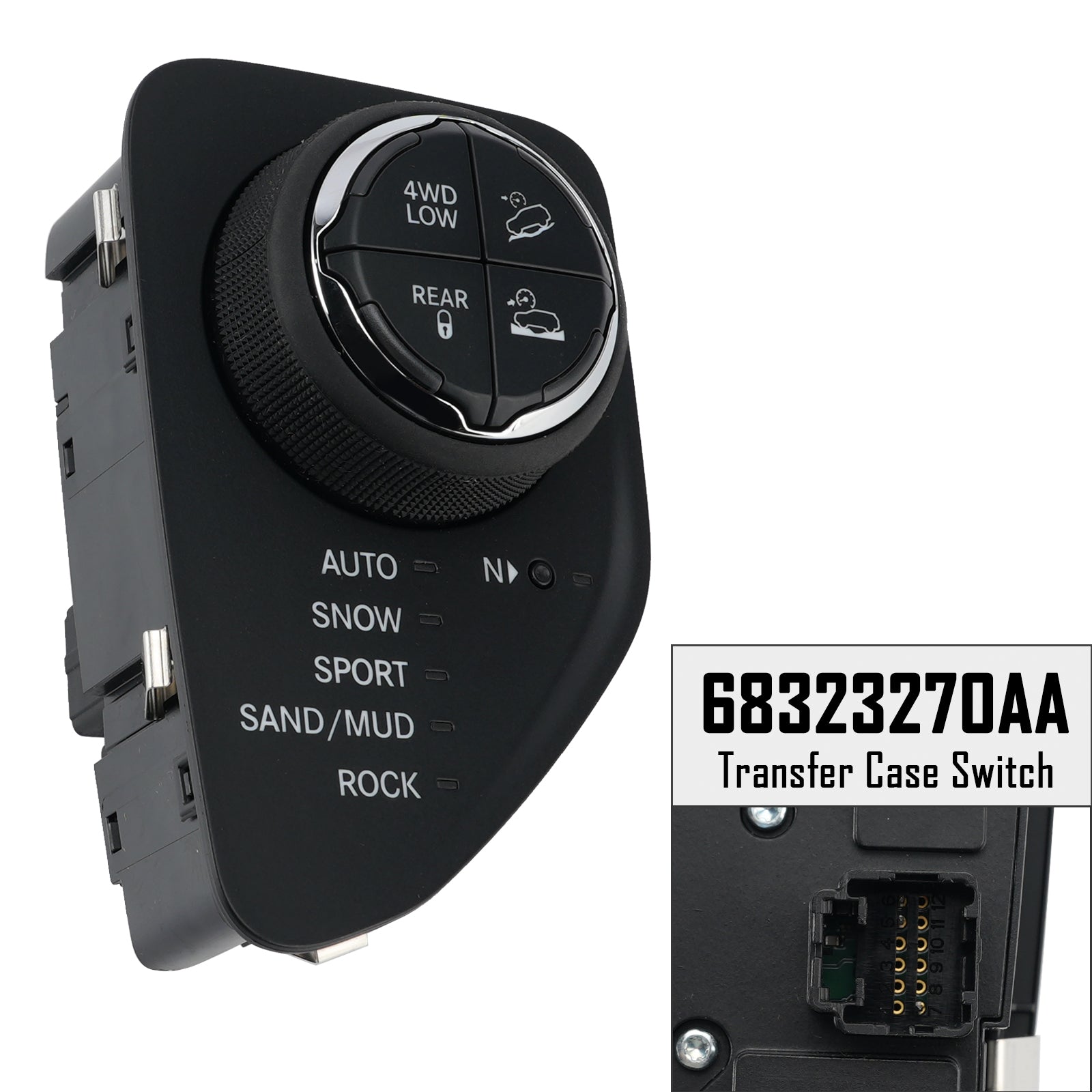 2014-2023 Jeep Cherokee 2.4L 3.2L Transfer Case Switch 68361448AA 68323270AA