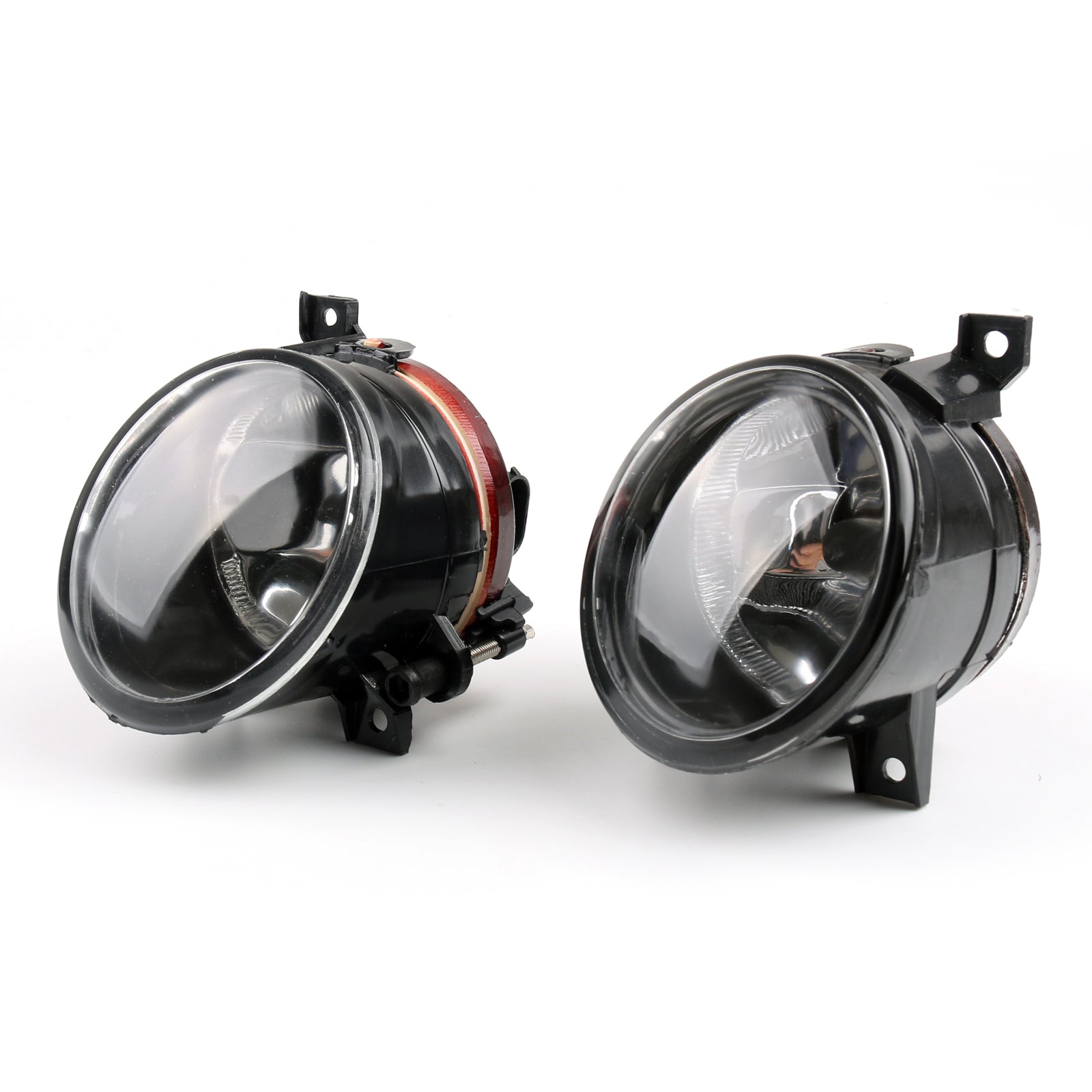 Pair Front Bumper Convex Lens Fog Light For VW MK5 Golf Jetta Bora 2005-2010