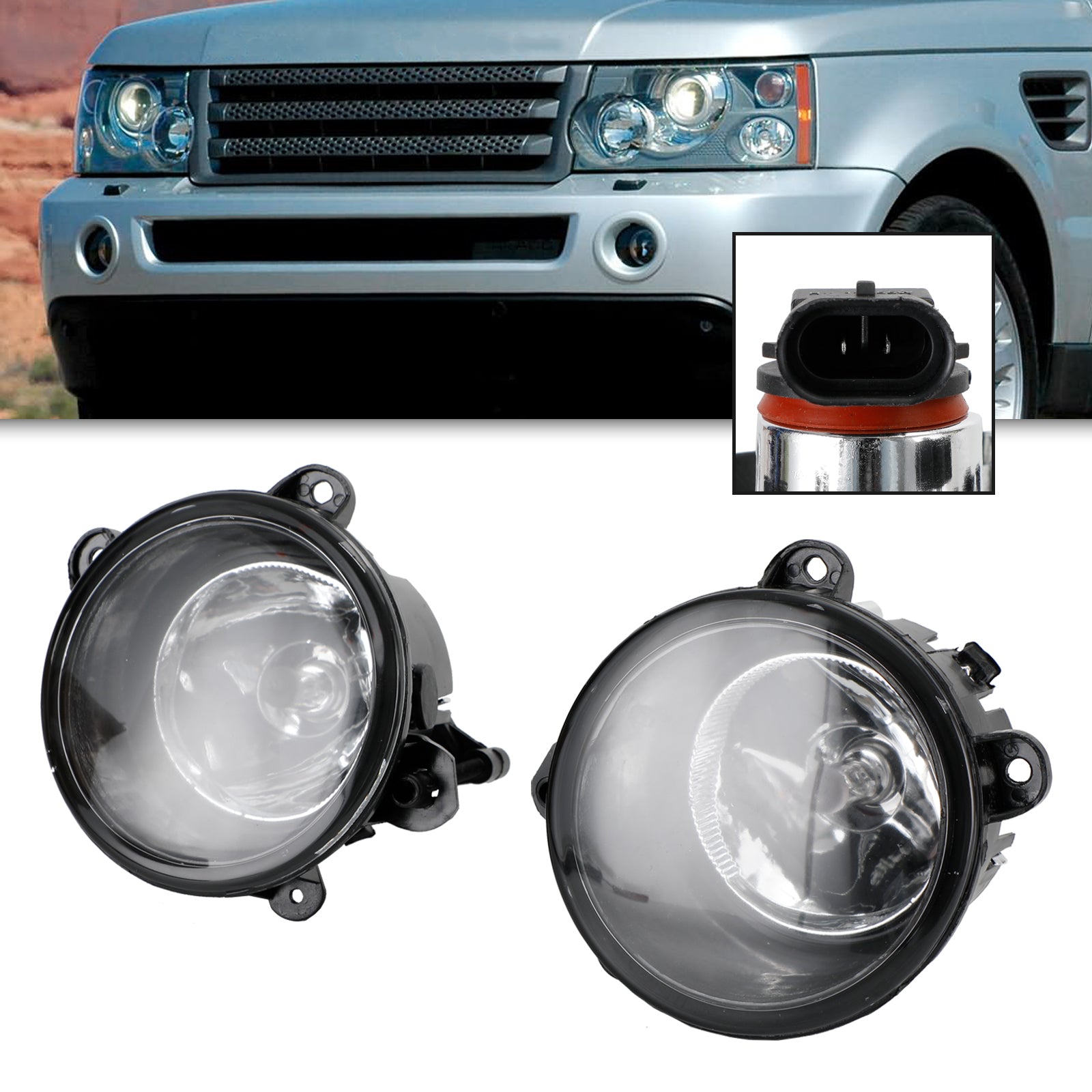 2004-2009 DISCOVERY 3 LR3 Front Fog Light Lamp