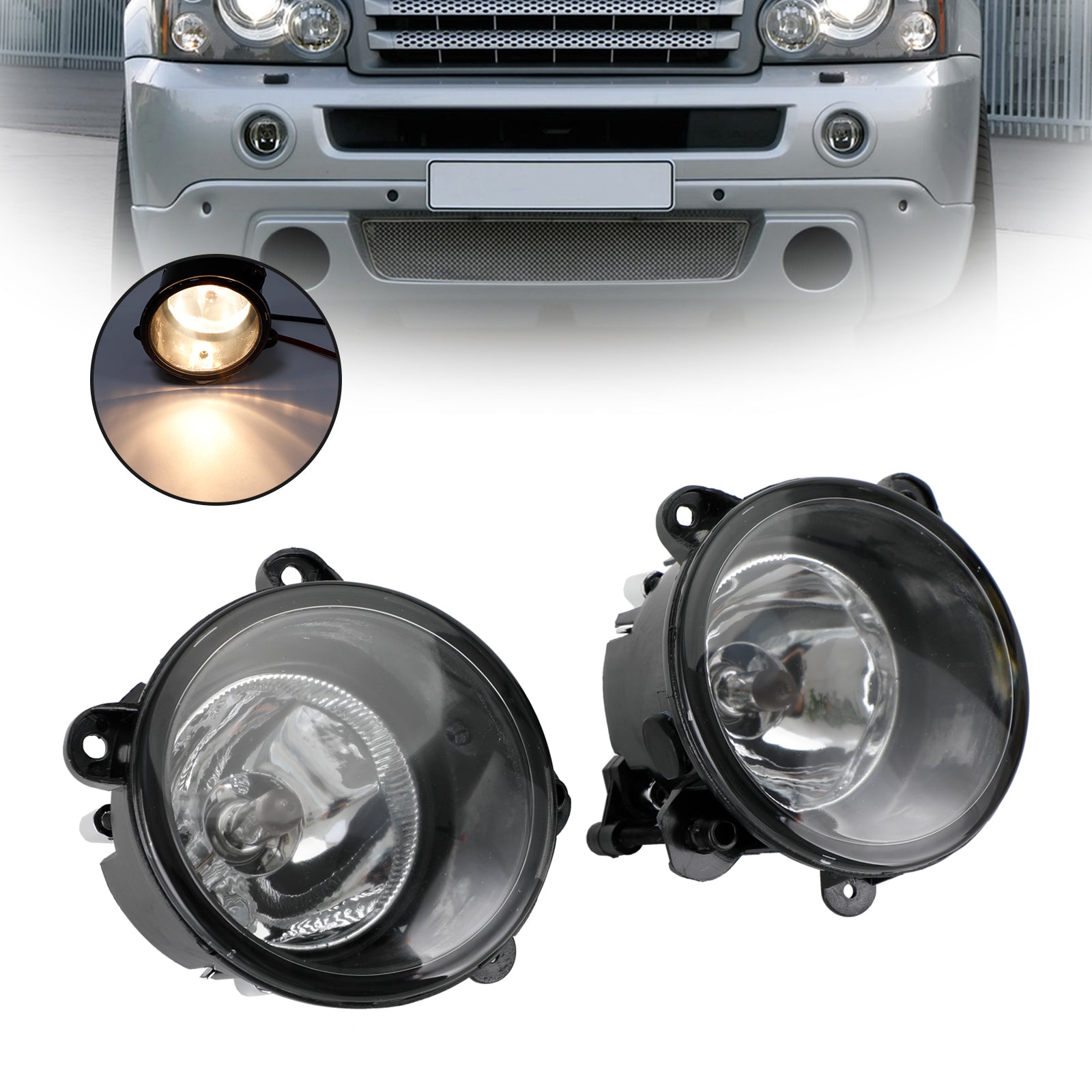 2004-2009 DISCOVERY 3 LR3 Front Fog Light Lamp