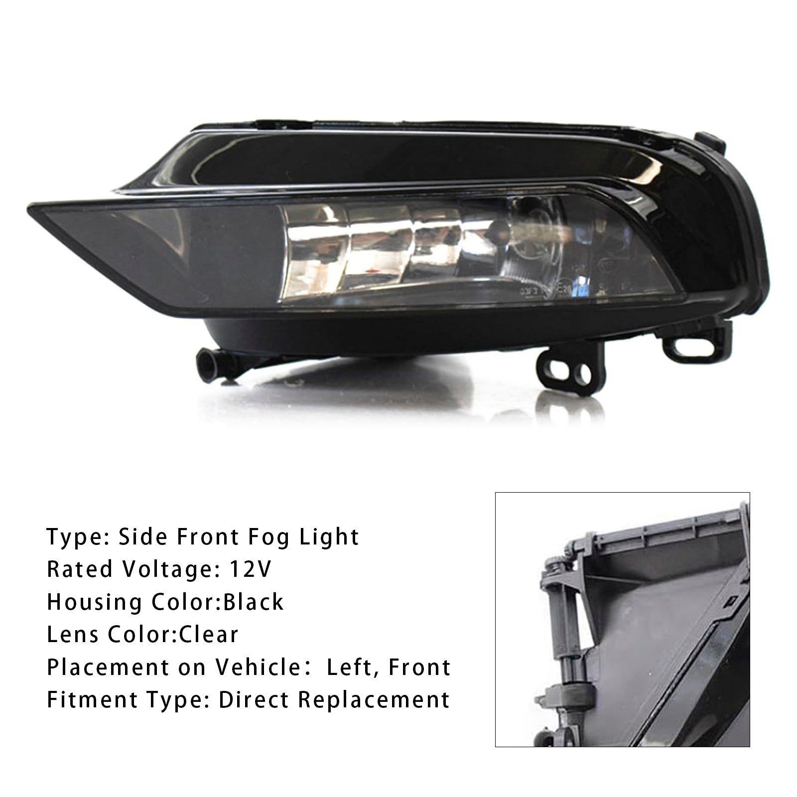 2015-2016 AUDI A3 SALOON 1 PCS FORT GAUCHE FOG LUMIN