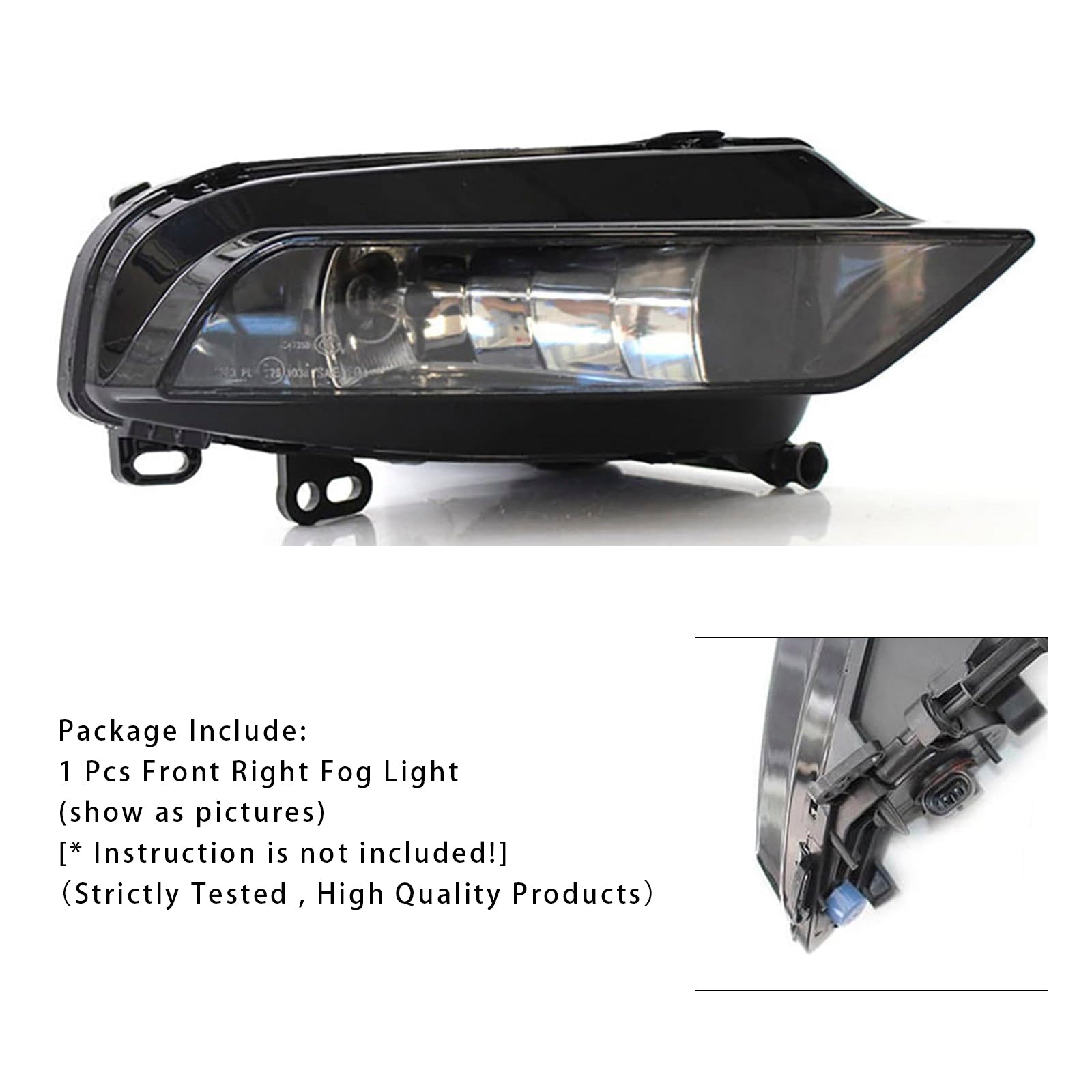 2015-2016 Audi A3 Saloon 1 PCS foran høyre tåke Lyslamper med pærer 8v0941700b