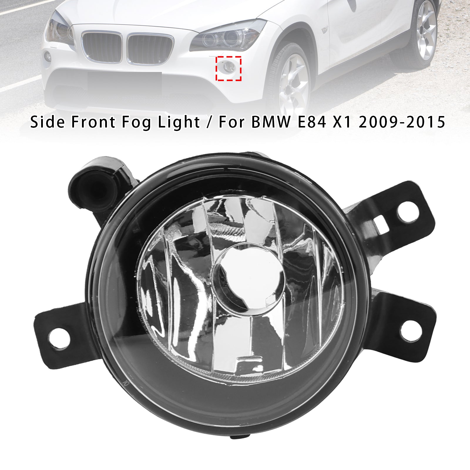 2009-2015 BMW X1 E84 1 Pcs Front Left Fog Light Without Bulb 63172993525