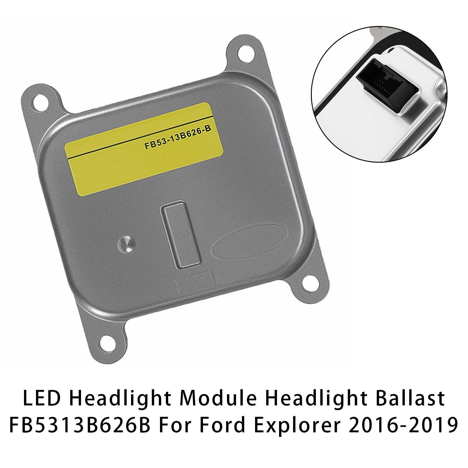 LED Headlight Module Headlight Ballast FB5313B626A For Ford Explorer 2016-2019