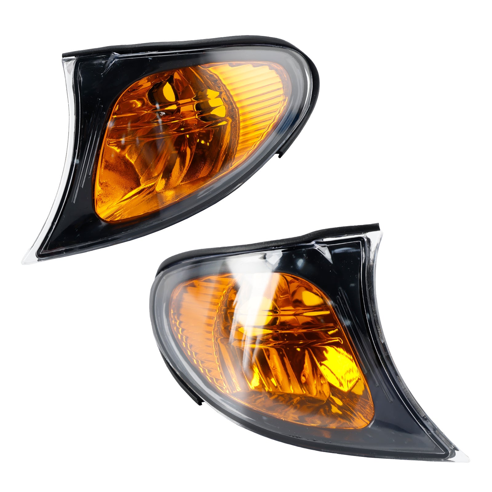 Front Indicator Turn Signal Yellow Corner Lights For BMW 3 Series E46 02-05 Generic