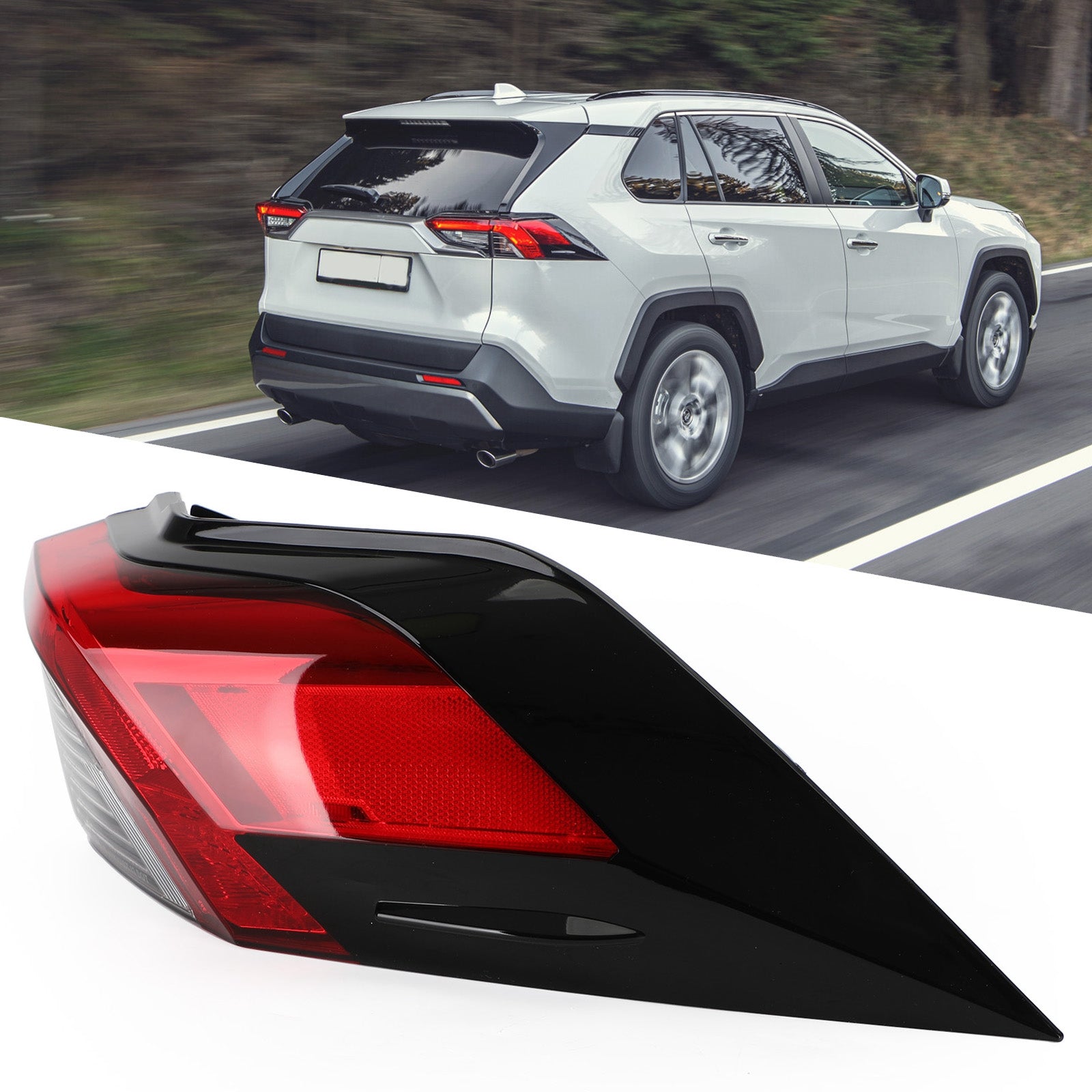 2019-2021 Toyota RAV4 Tail Light Rear Lamp Outer L+R Side 81560/81550-0R090 Generic