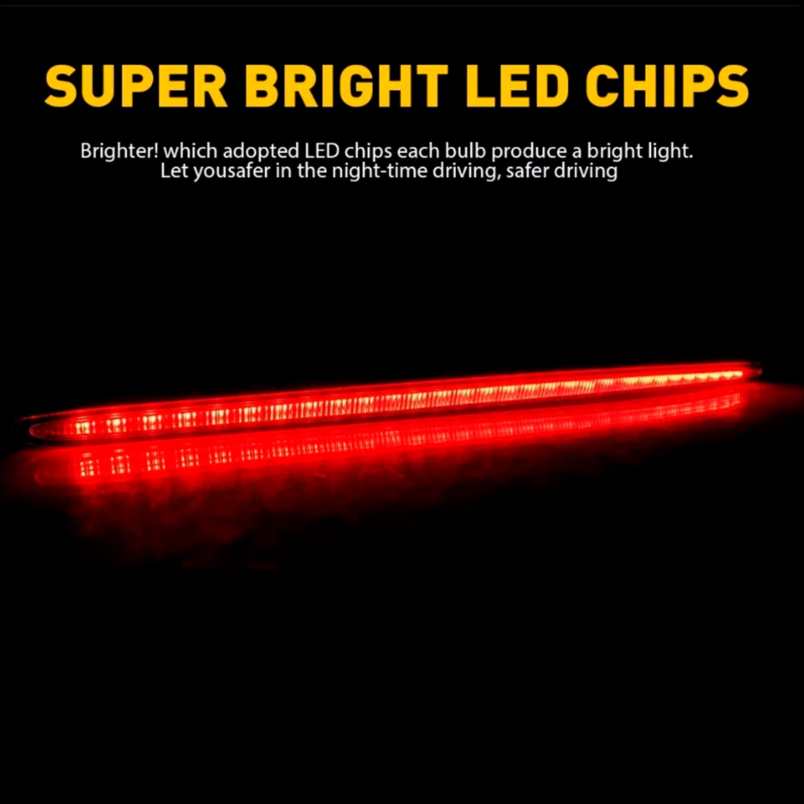 Terceira luz de freio vermelho Luz 63257164978 para BMW 1 série 128i 135i M E82 E88