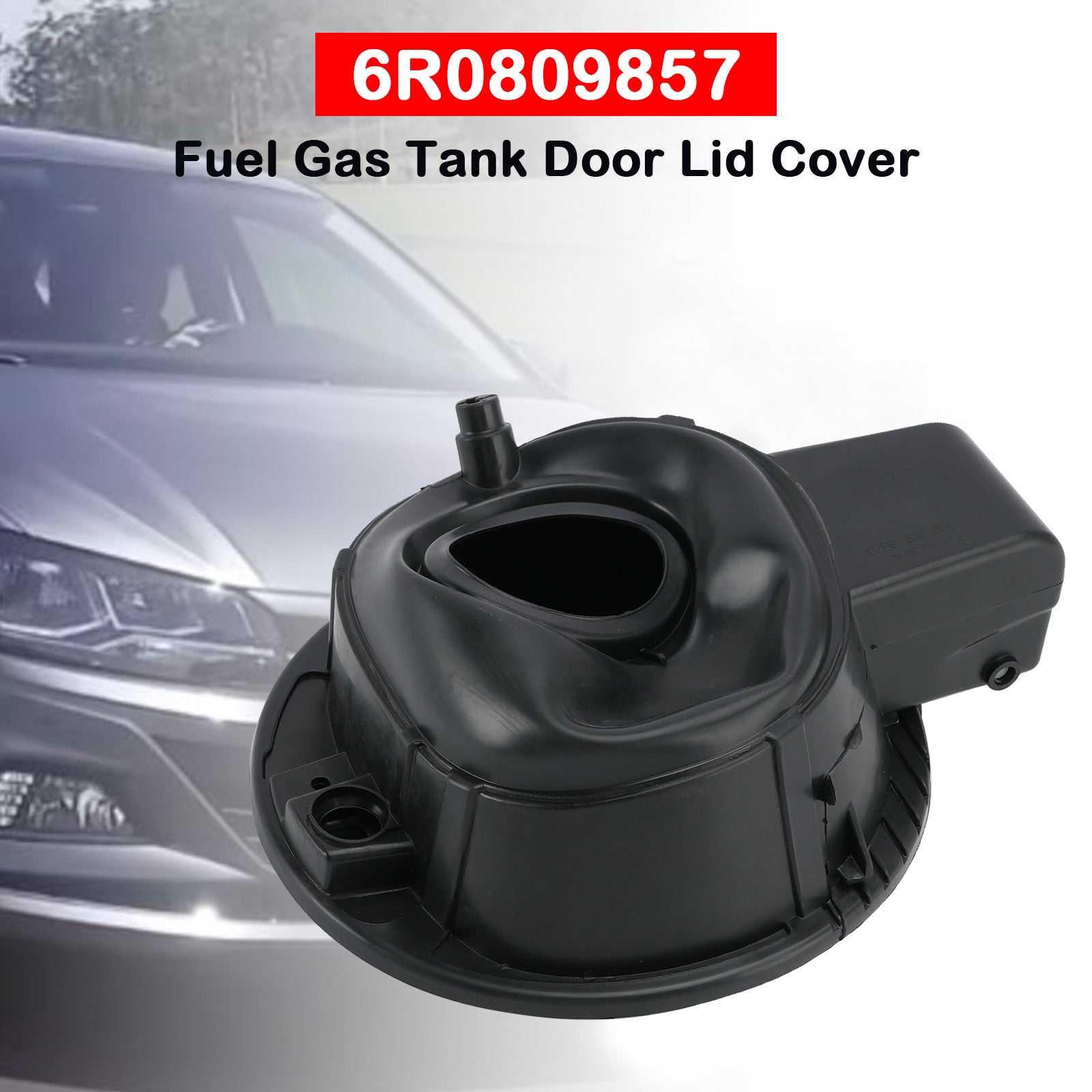 2011-2019 VW Polo Gas Fuel Tank Lid Door Lid Flap Cover Cap 6R0809857