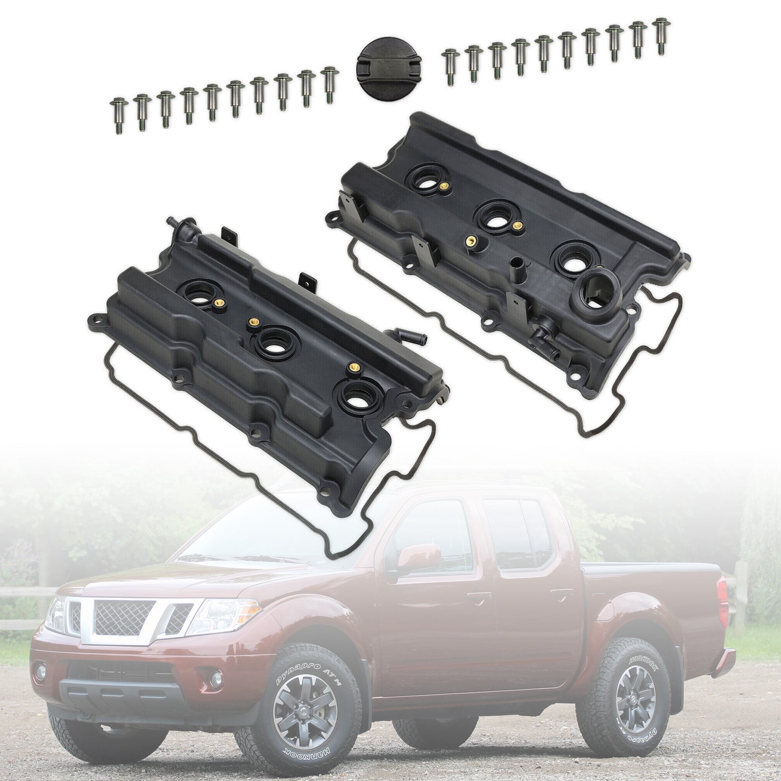 2005-2015 NISSAN XTERRA 4.0L 3954CC V6 DOHC Valve Cover w/ Gasket Bolt Cap 13264 EA200