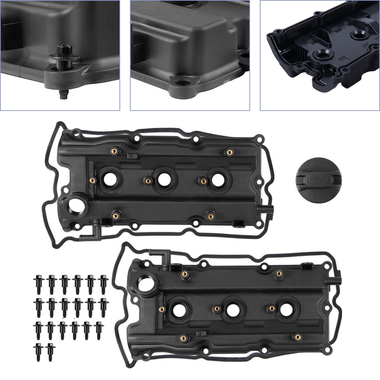 2005-2012 NISSAN PATHFINDER 4.0L 3954CC V6 DOHC Valve Cover w/ Gasket Bolt Cap 13264 EA200