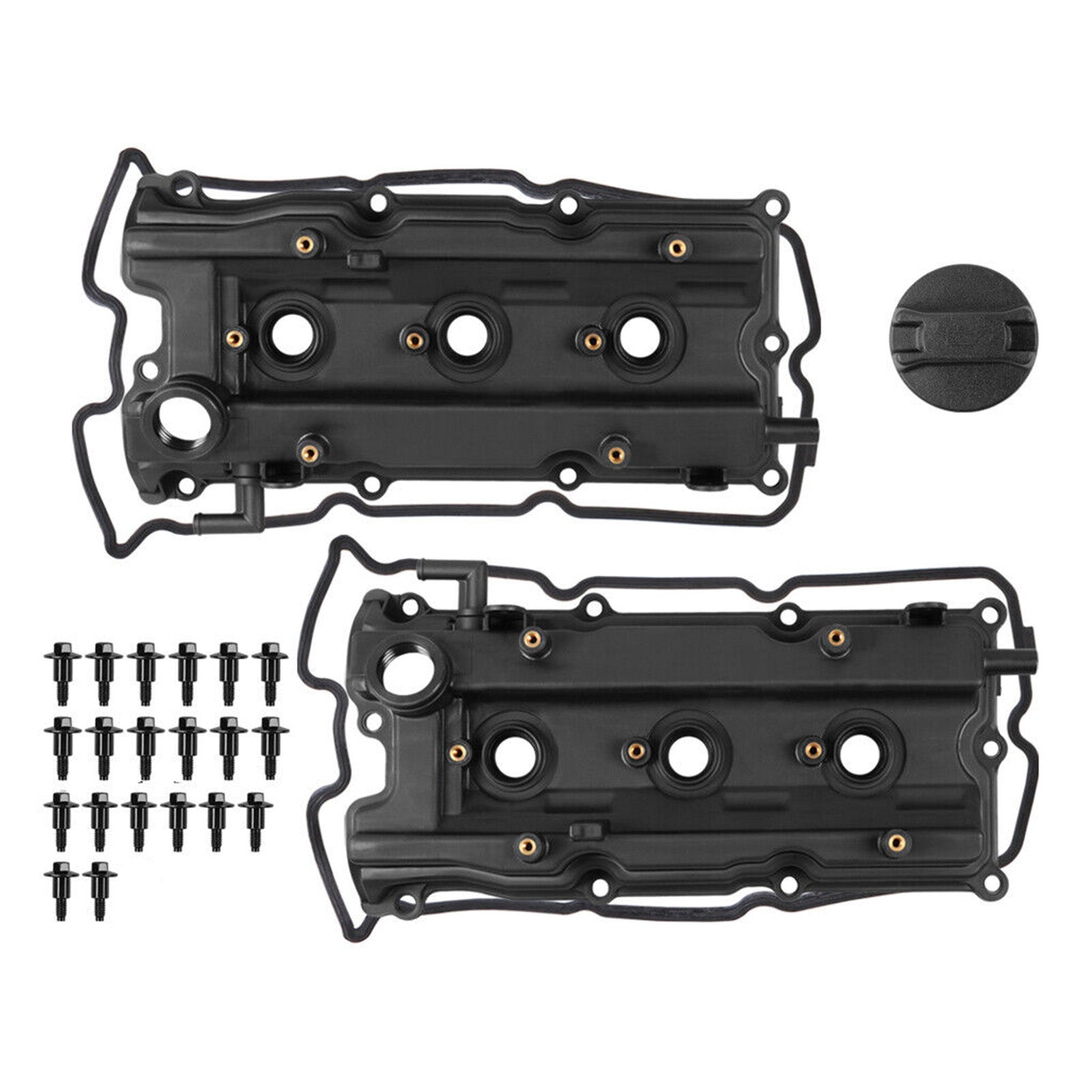 Valve Cover w/ Gasket Bolt Cap For Nissan Frontier Pathfinder Xterra 4.0L 05-19