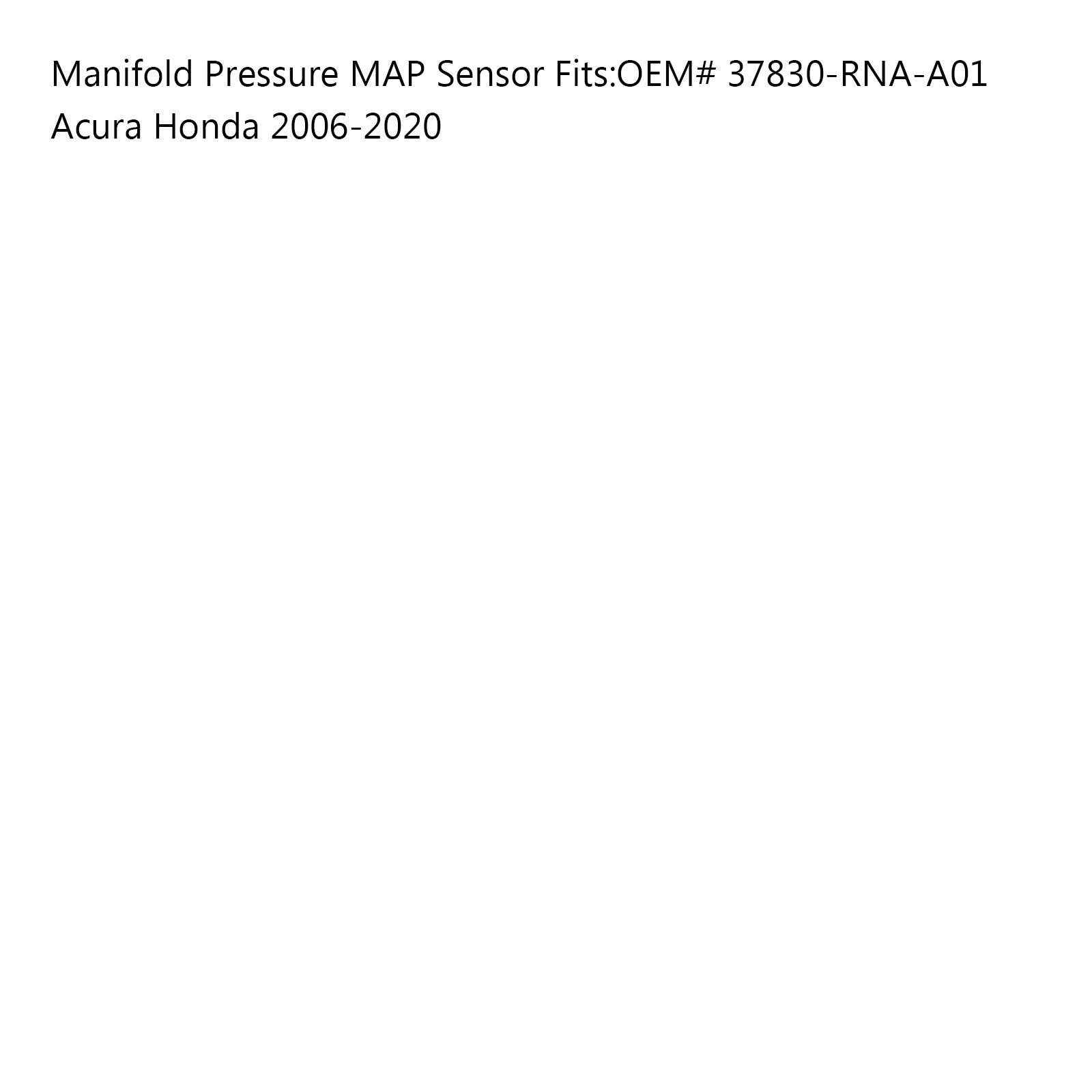 Spruitstukdruk MAP-sensor 37830-RNA-A01 Past voor Acura Honda 2006-2020 Generiek