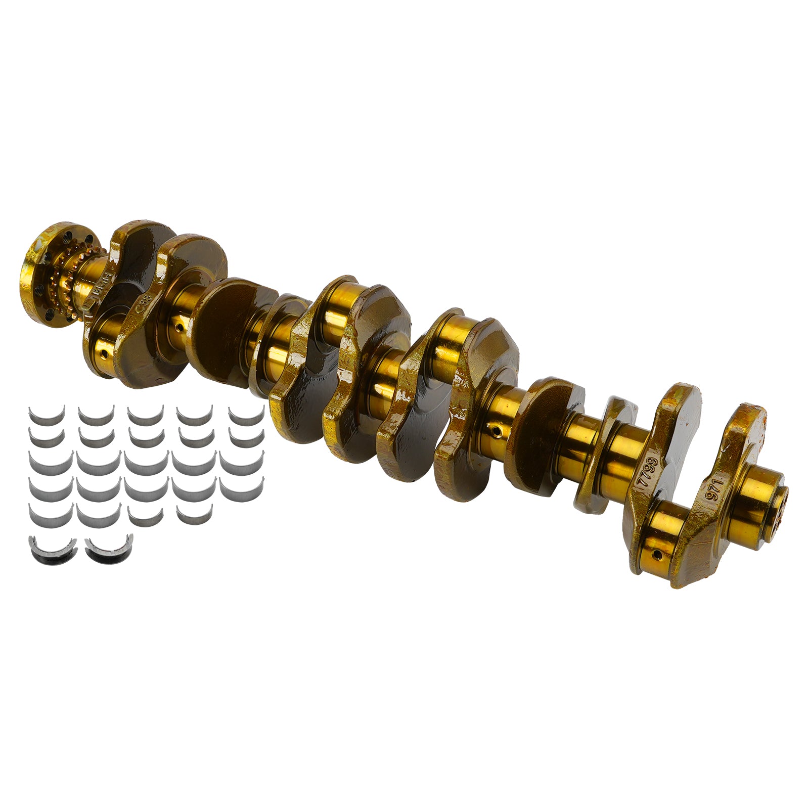 12.2014-07.2019 BMW X6 (F16, F86) N57 D30 ENGINES Crankshaft with Main & Conrod Bearings STD 11217799970 11217809375