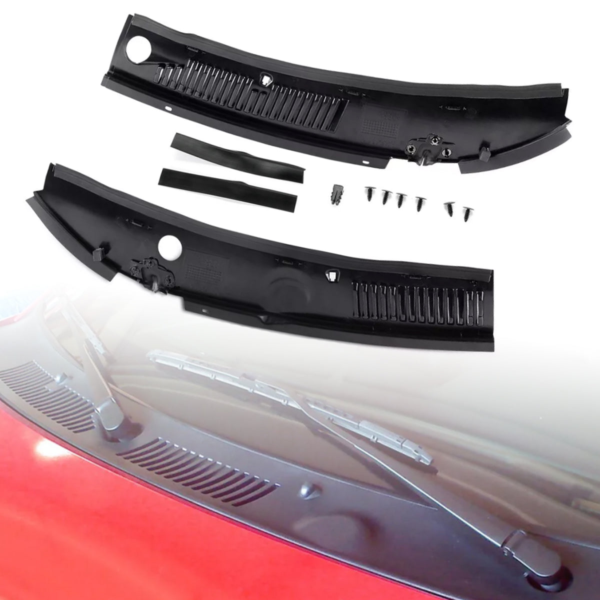 1999-2001 Ford Mustang SVT Cobra, Coupe/Convertible Windshield Wiper Window Cowl Panel Grille RH & LH 3R3Z6302228AAA