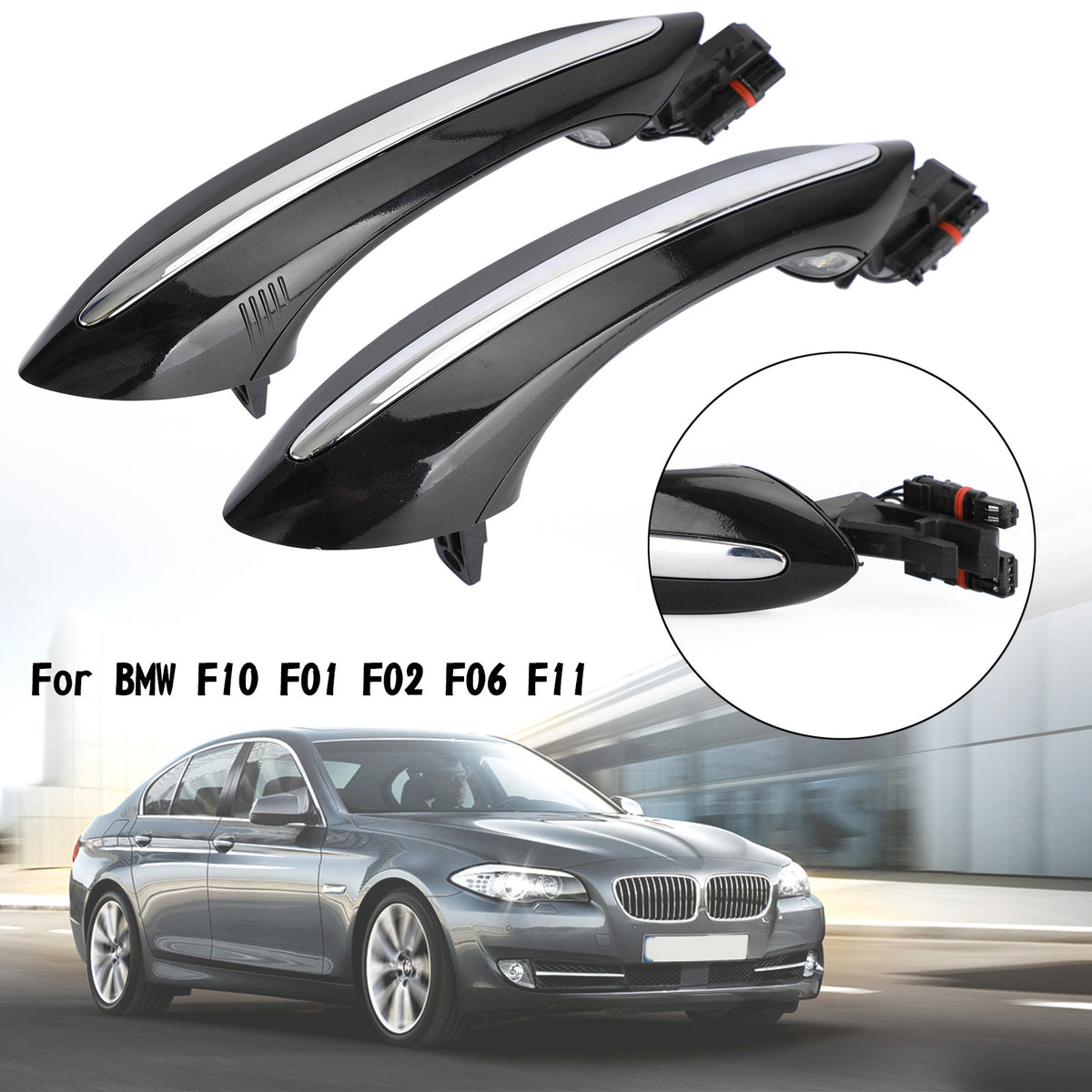 2007-2012 BMW 7' F01 ? Exterior Rear Left+Right Door Handle 51217231932/33 Generic