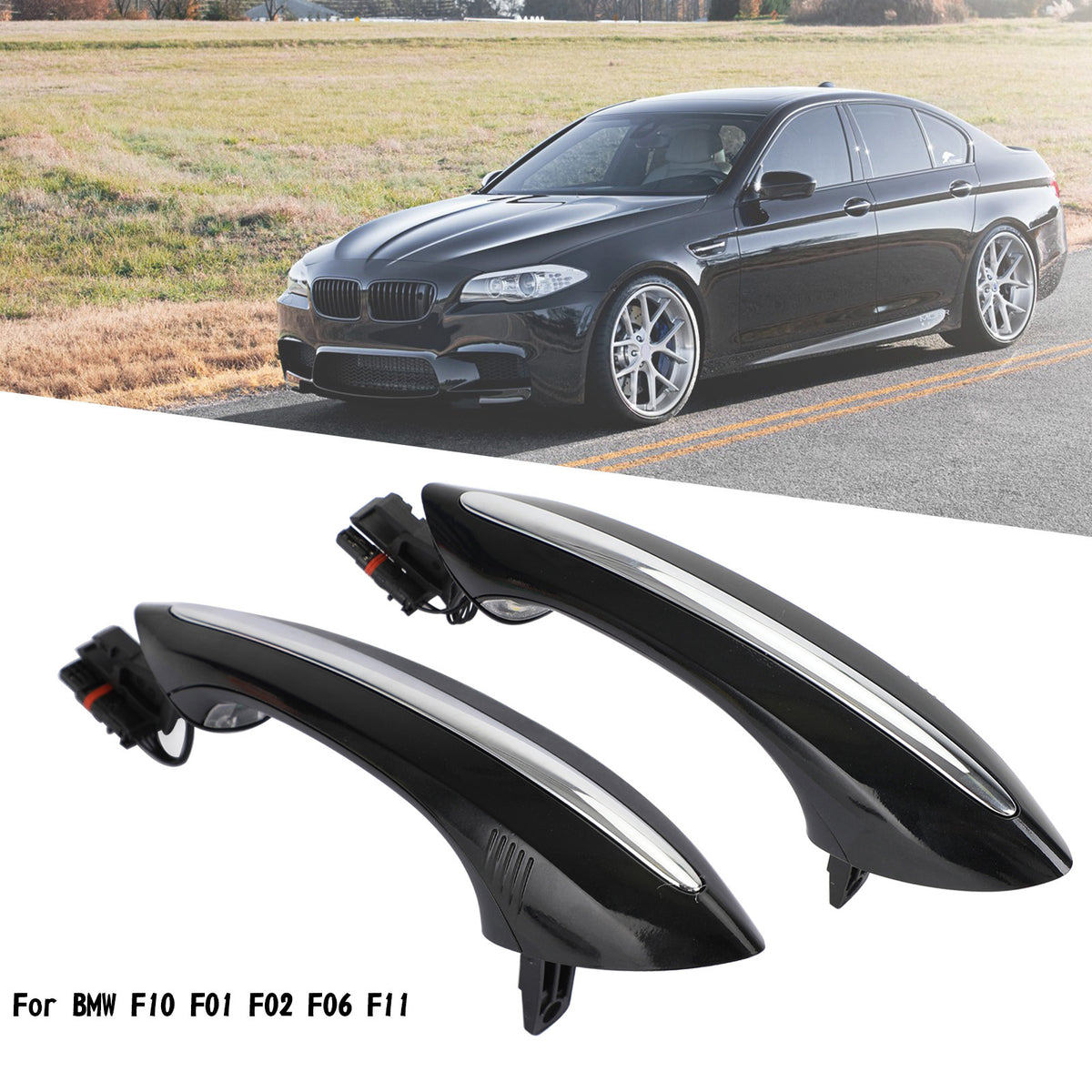 2007-2012 BMW 7' F01 ? Exterior Rear Left+Right Door Handle 51217231932/33 Generic