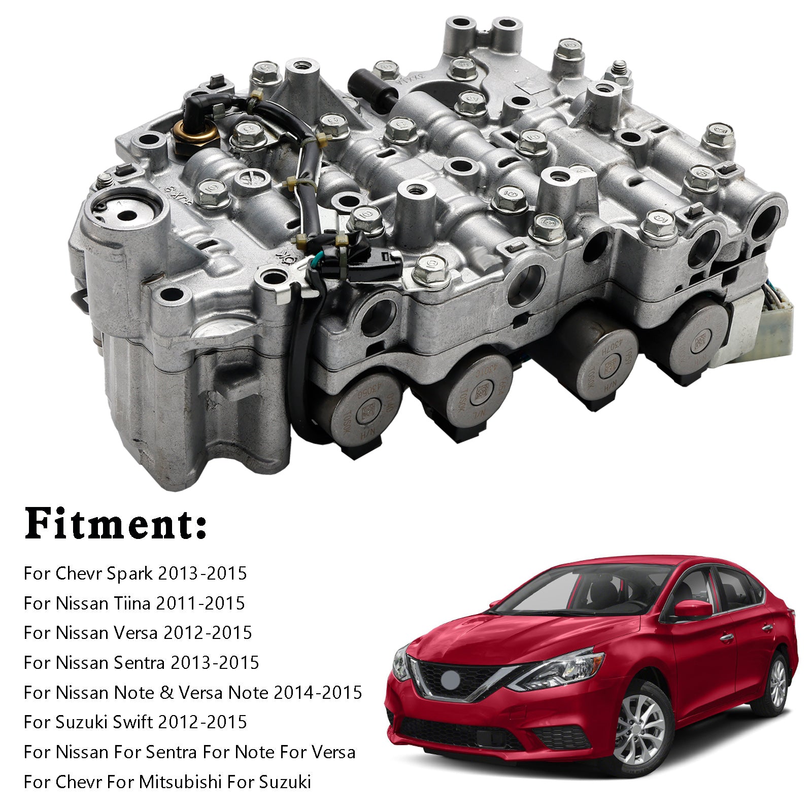 2011-2015 Nissan Tiina transmissionsventilhus RE0F11A JF015E