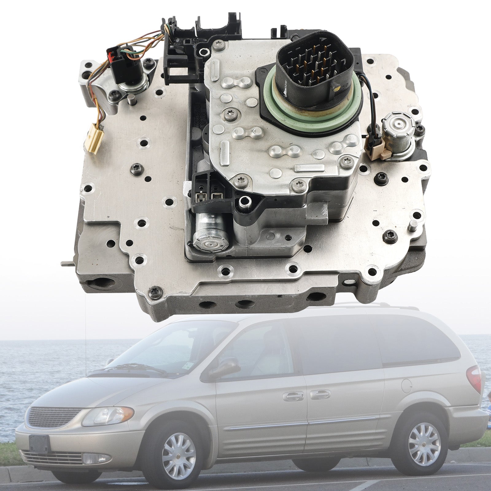 2007-2008 CHRYSLER VOYAGER L4 2.8 62TE 6 versnellingen transmissie kleplichaam solenoïdepakket 5078723AD