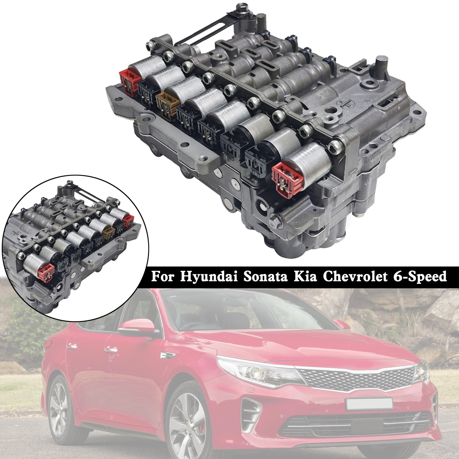 A6MF1 A6LF1/2/3 6-Speed ​​Klephuis W/Solenoïden Voor Hyundai Sonata Kia Chevrolet Generieke