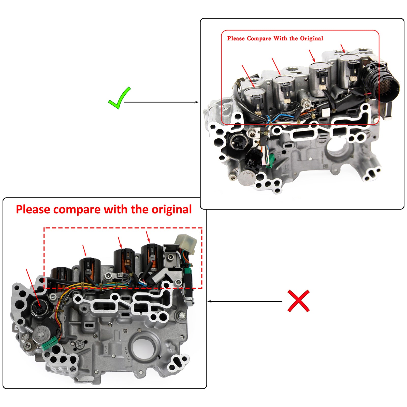 2010-2011 Suzuki Cervo / 2010-2013 PALETTE L3 0.7L JF015E RE0F11A CVT Valve Body