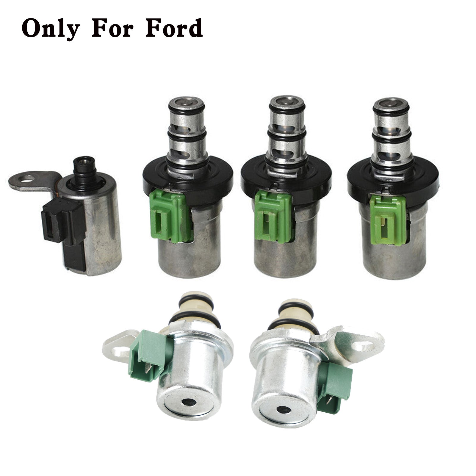 6PCS 4F27E Transmissie Solenoid Shift 2 PWM 3 EPC 1 Voor Ford Focus Fiesta