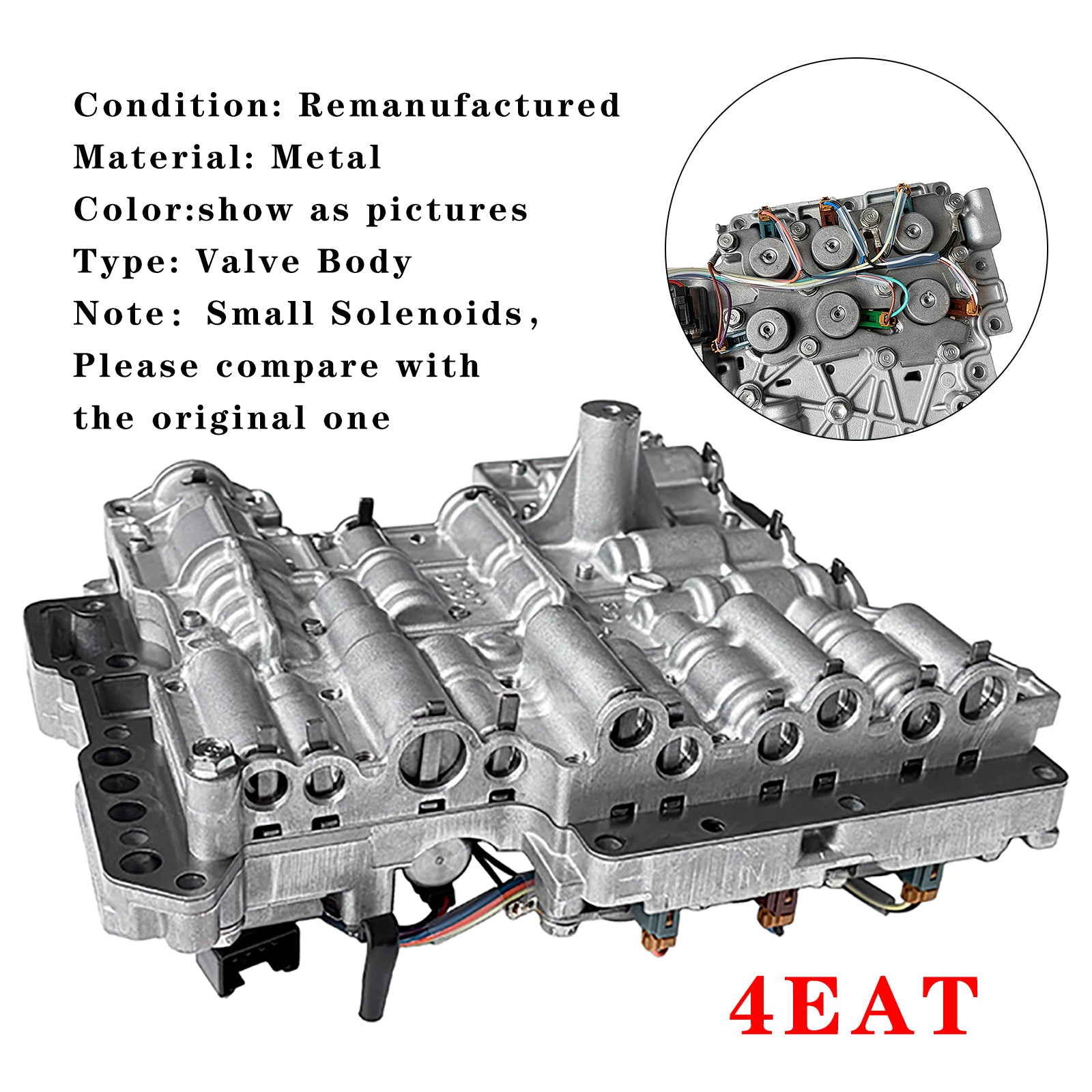 Subaru Forester Outback Impreza 4EAT Transmission Valve Body with Solenoids
