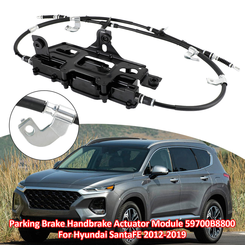  For Hyundai Santa Fe Handbrake Parking Brake Actuator Unit  Module Parking Electronic Brake Actuator 59700B8800 EPB (Color : 4WD) :  Automotive