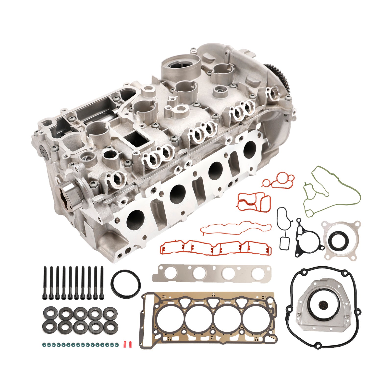 Complete Engine Cylinder Head Assembly Crankshaft +Gasket Kit For Audi A4 Q5