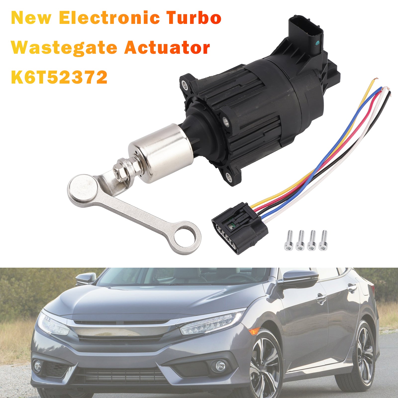 New Electronic Turbo Wastegate Actuator for Honda Civic 1.5L 2016-2019 K6T52372