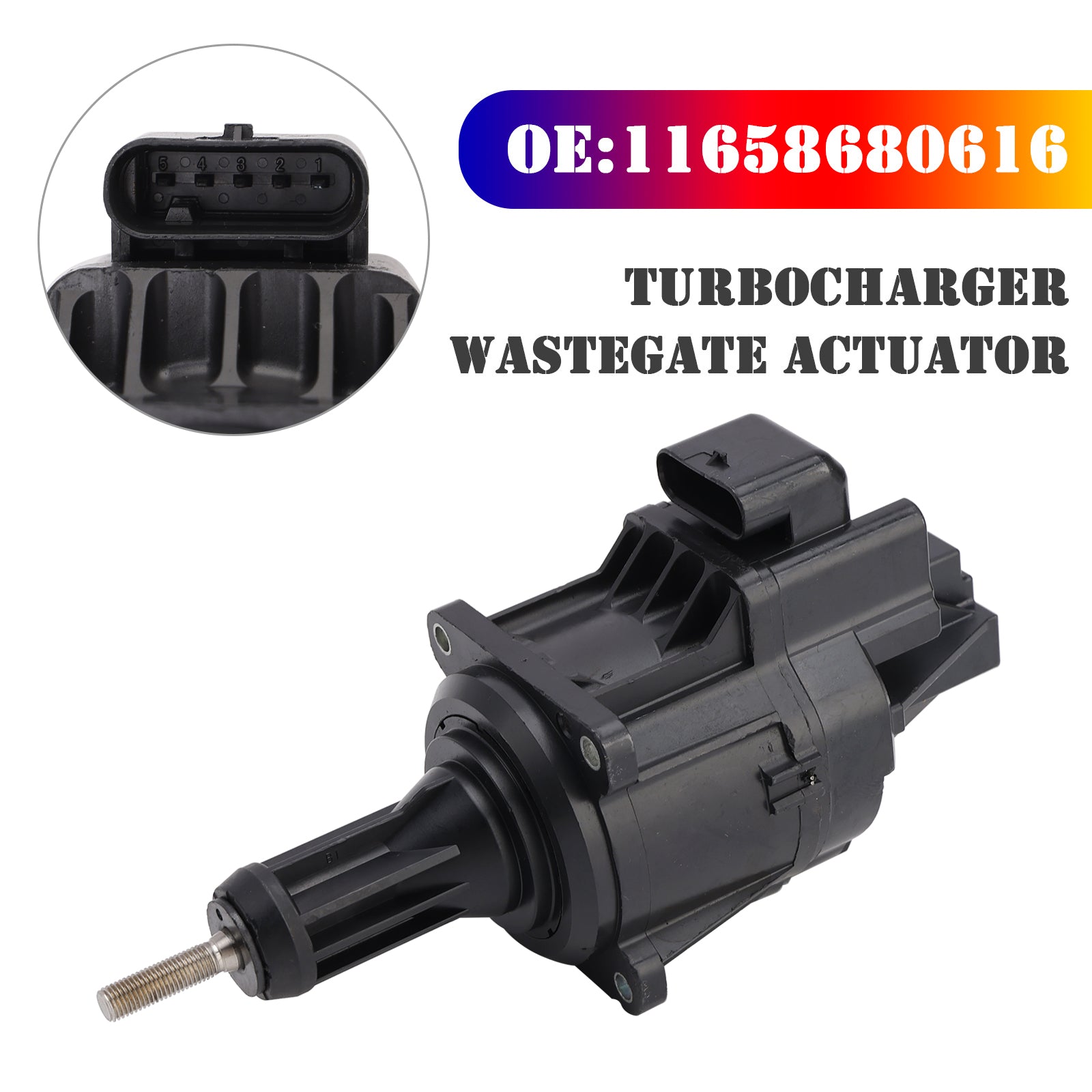 2017-2018 750Li xDrive M Sports Set 18 models N63B40B 330 8A/MT Turbocharger Wastegate Actuator 11658680616 N63B44C