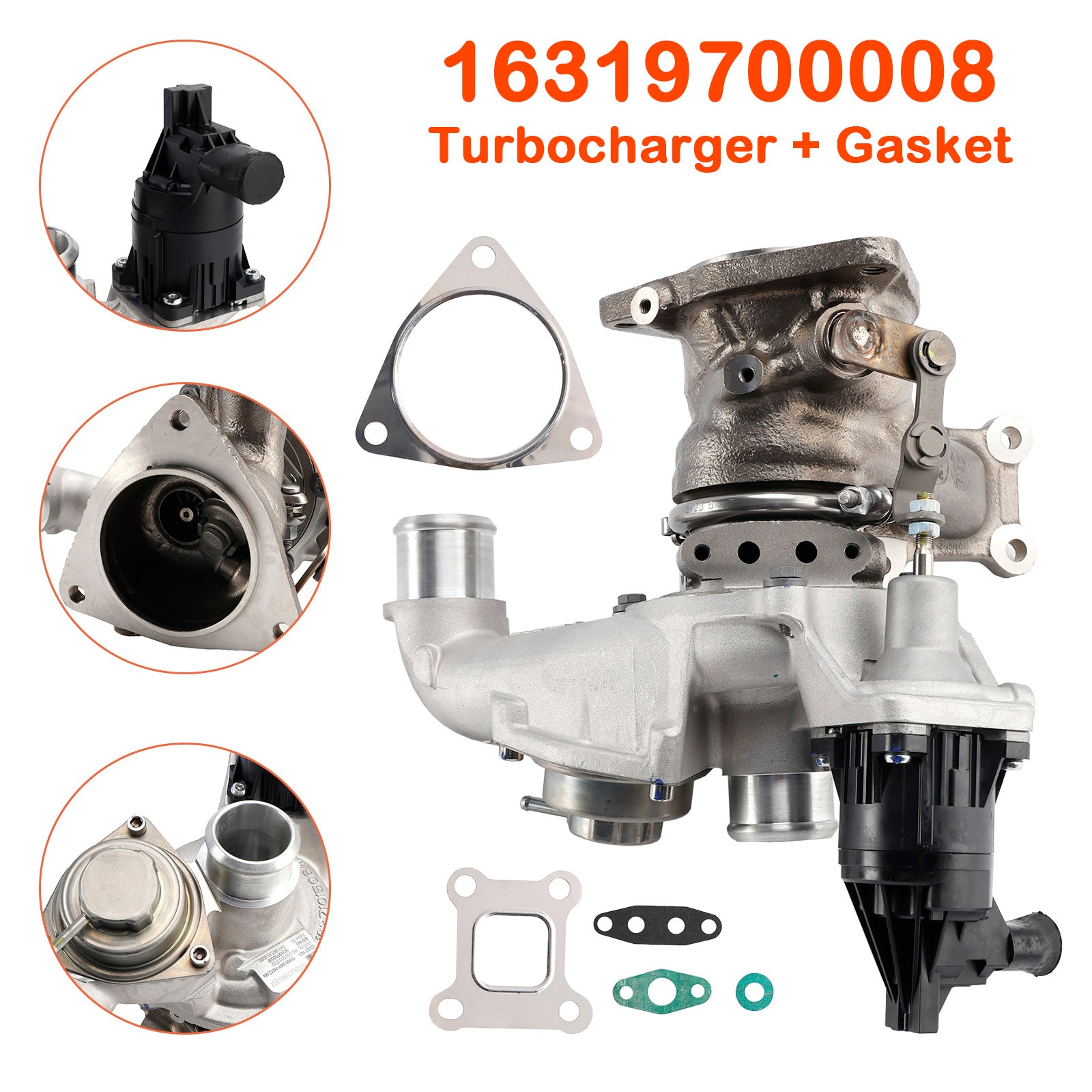 Honda Civic CR-V 1.0 2017-on VTEC Turbocharger + Gasket 16319700008 129HP-95KW