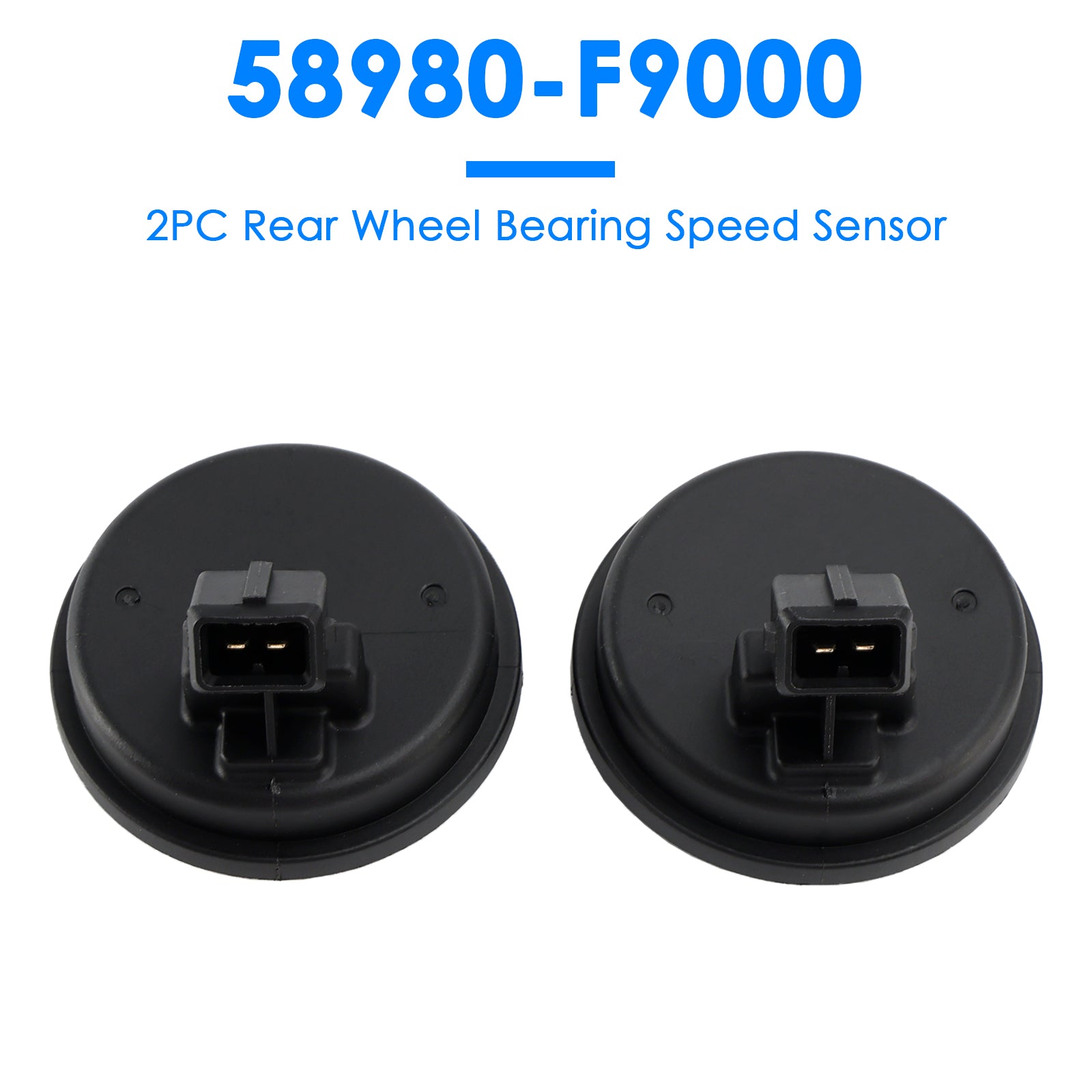2PC Rear Wheel Bearing Speed Sensor for Hyundai Accent 2016-2022 58980-F9000