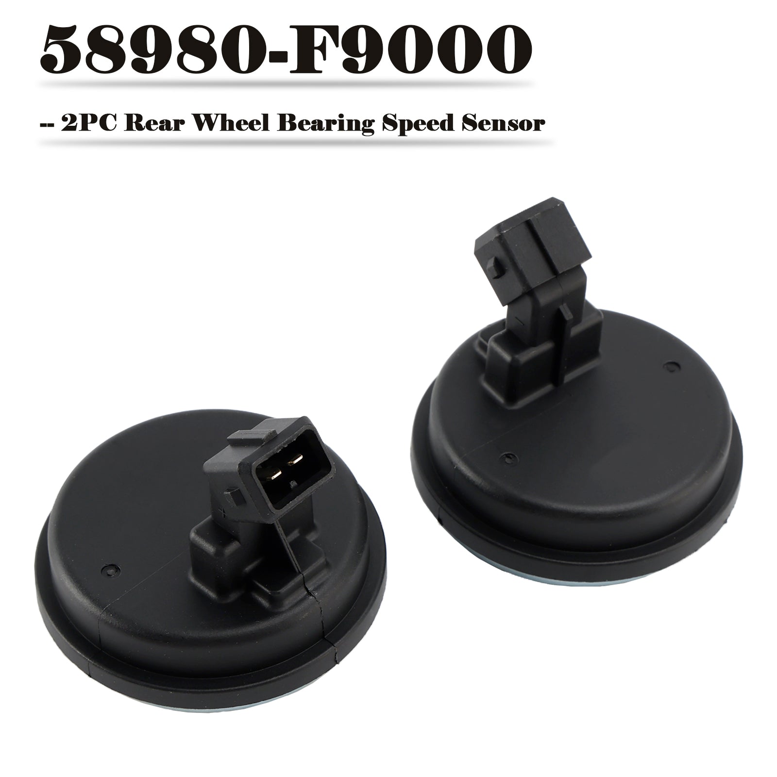 2PC Rear Wheel Bearing Speed Sensor for Hyundai Accent 2016-2022 58980-F9000