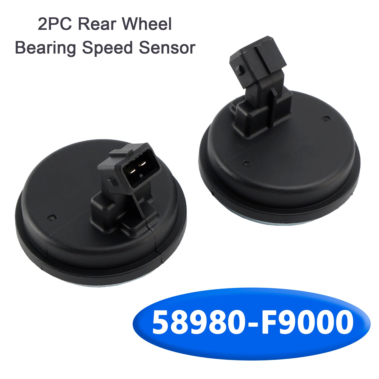 2PC Rear Wheel Bearing Speed Sensor for Hyundai Accent 2016-2022 58980-F9000