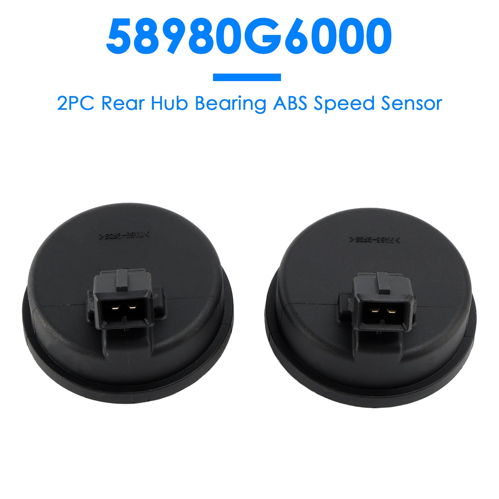 2PC Rear Hub Bearing ABS Speed Sensor for Kia Picanto Moring 2017-20 58980G6000