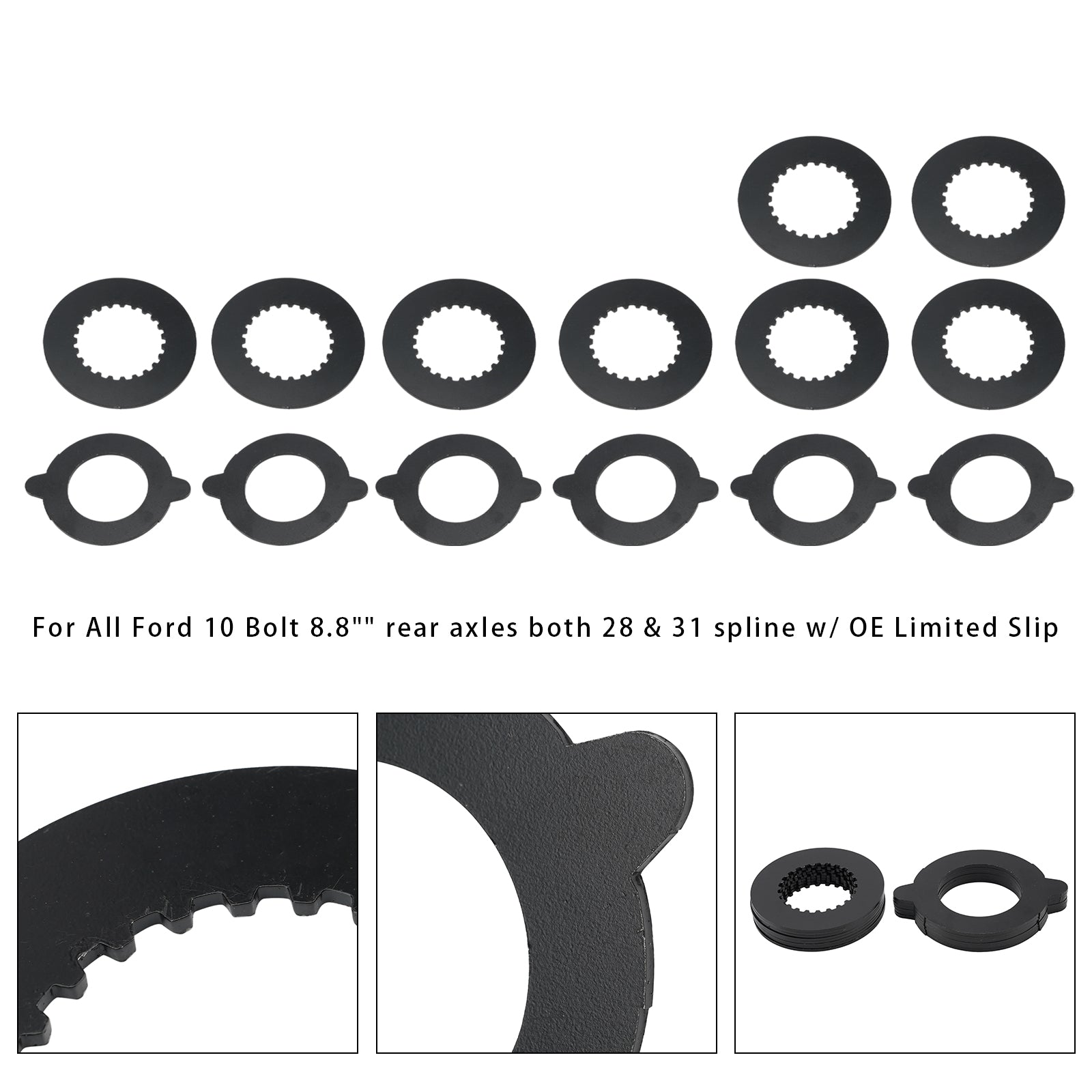 Kit de embreagem POSI de 8,8 polegadas F8.8cpk para Ford