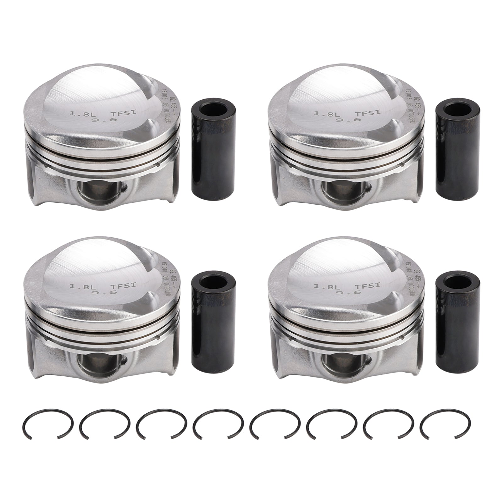 Engine Pistons Overhaul Rebuild Kit for VW for Audi Skoda 1.8 TSI BZB CDA CDH
