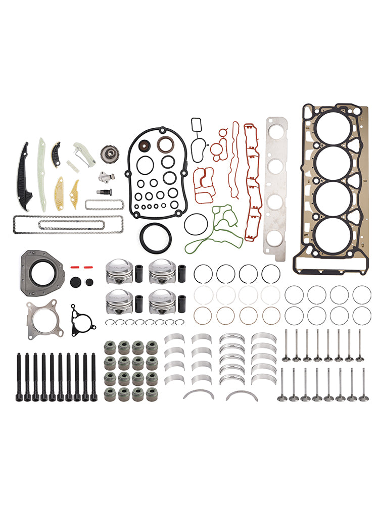 Engine Pistons Overhaul Rebuild Kit for VW for Audi Skoda 1.8 TSI BZB CDA CDH