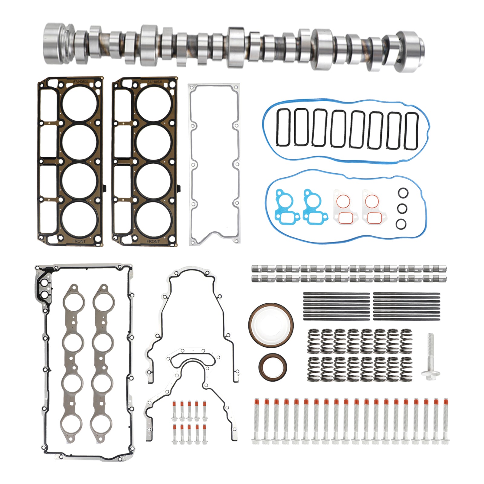 Sloppy Mechanics Kit de tiges de poussée de levage à came Stage 2 pour LS1 4.8 5.3 5.7 6.0 6.2 LS