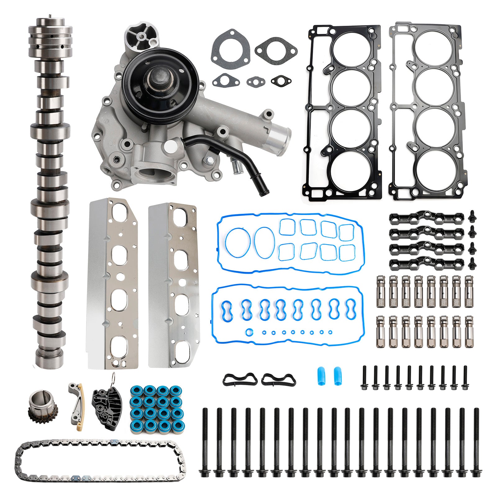 2009 Chrysler Aspen 5.7L Engine V8 MDS Camshaft KitTiming Chain Kit Water Pump 53021726AE 68060714AA