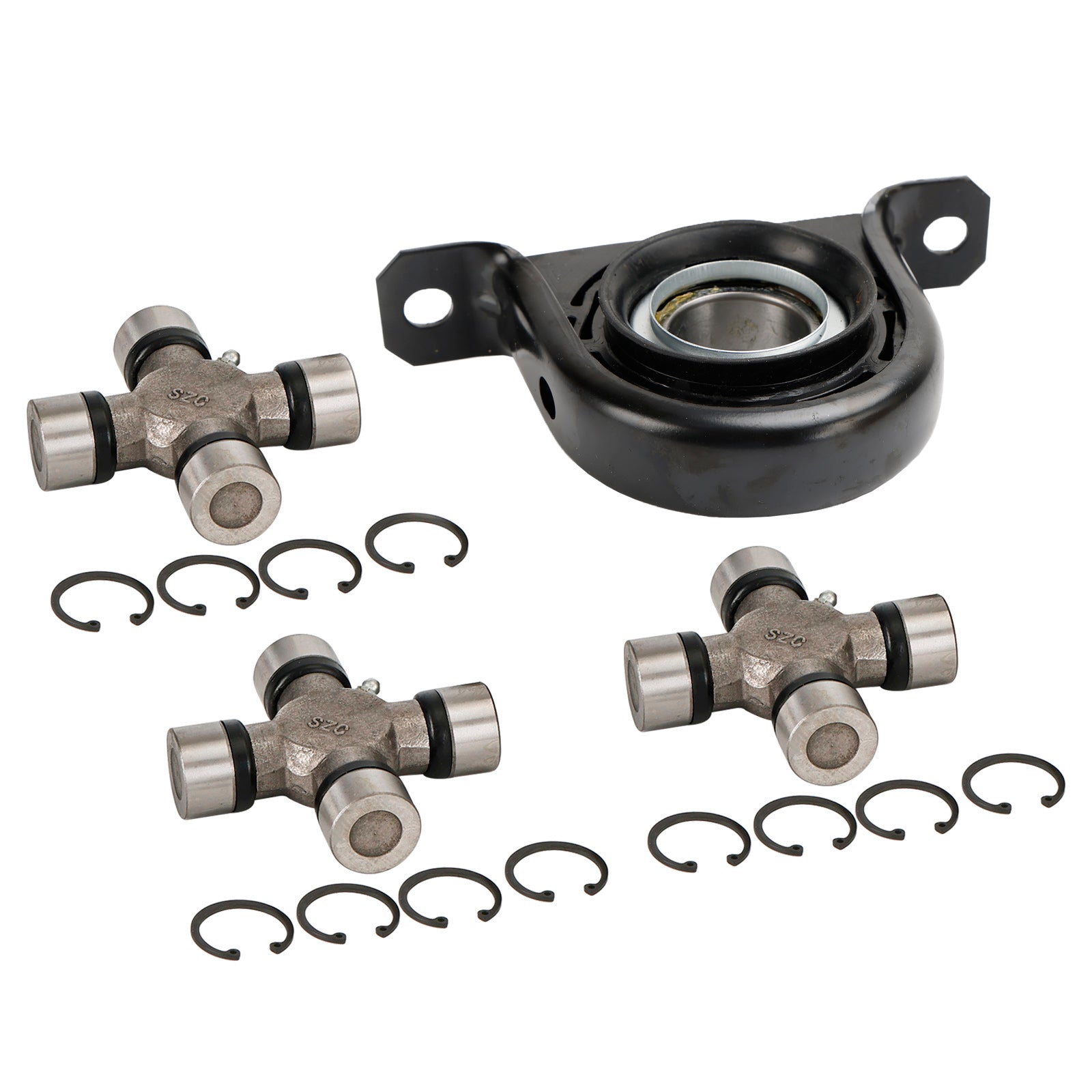 Driveshaft Carrier Bearing and U Joint Kit For Ford F250 F350 Superduty 4WD